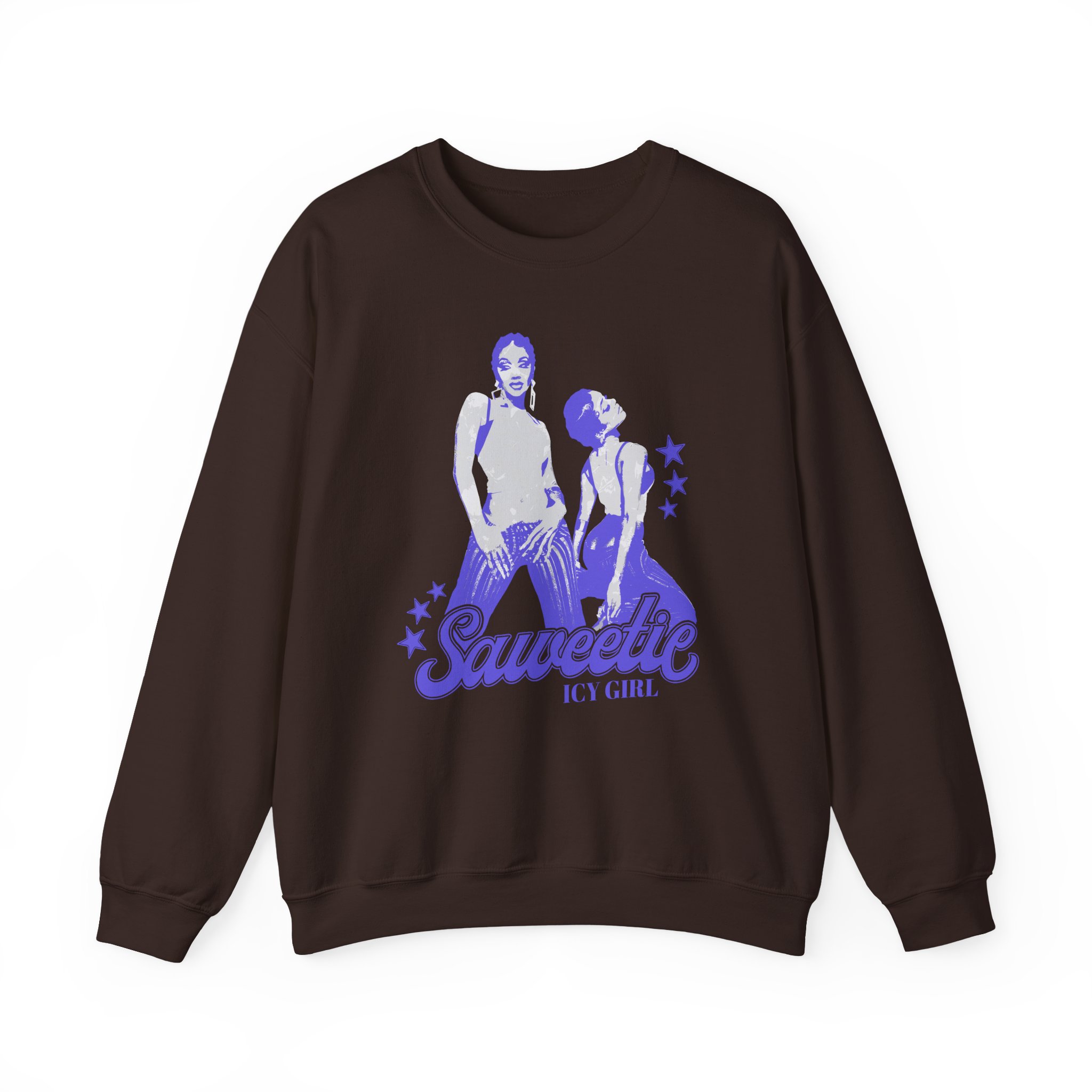 Saweetie Icy Girl Unisex Heavy Blend Crewneck Sweatshirt