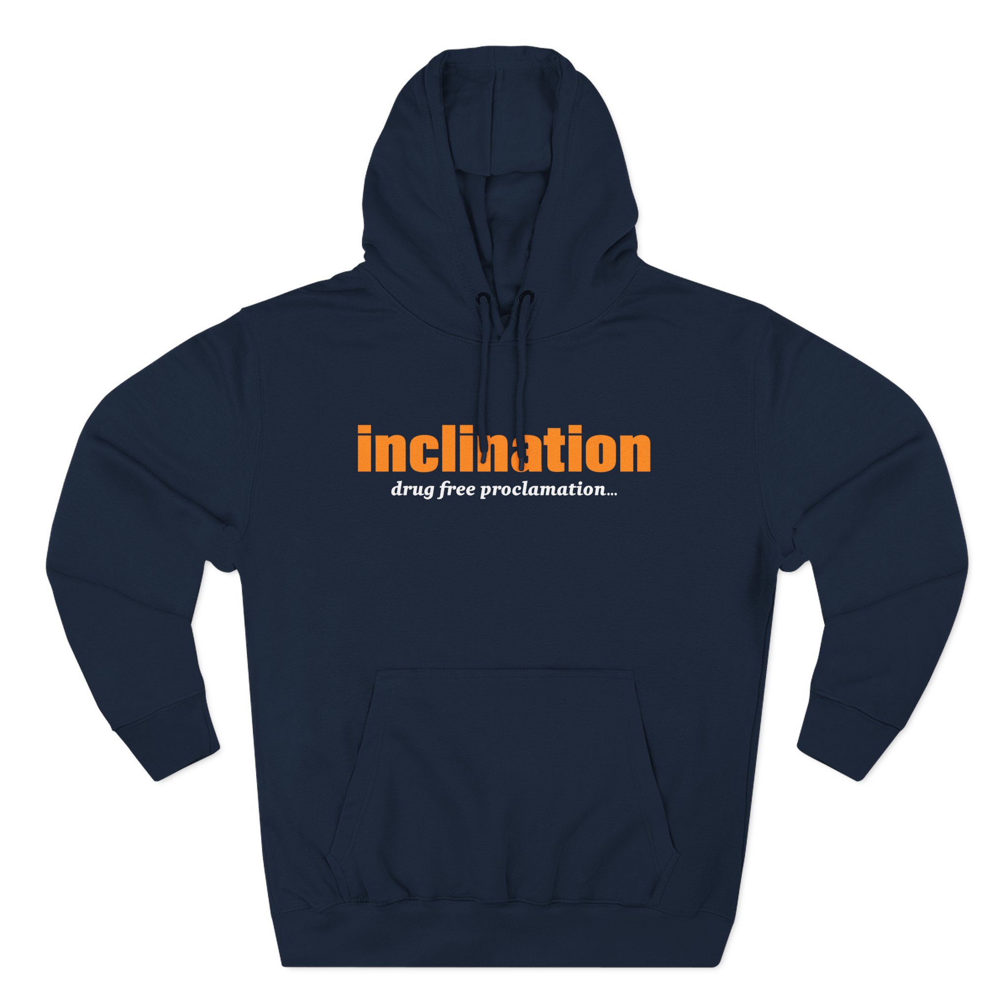 Inclination Drug Free Three-Panel Fleece Hoodie