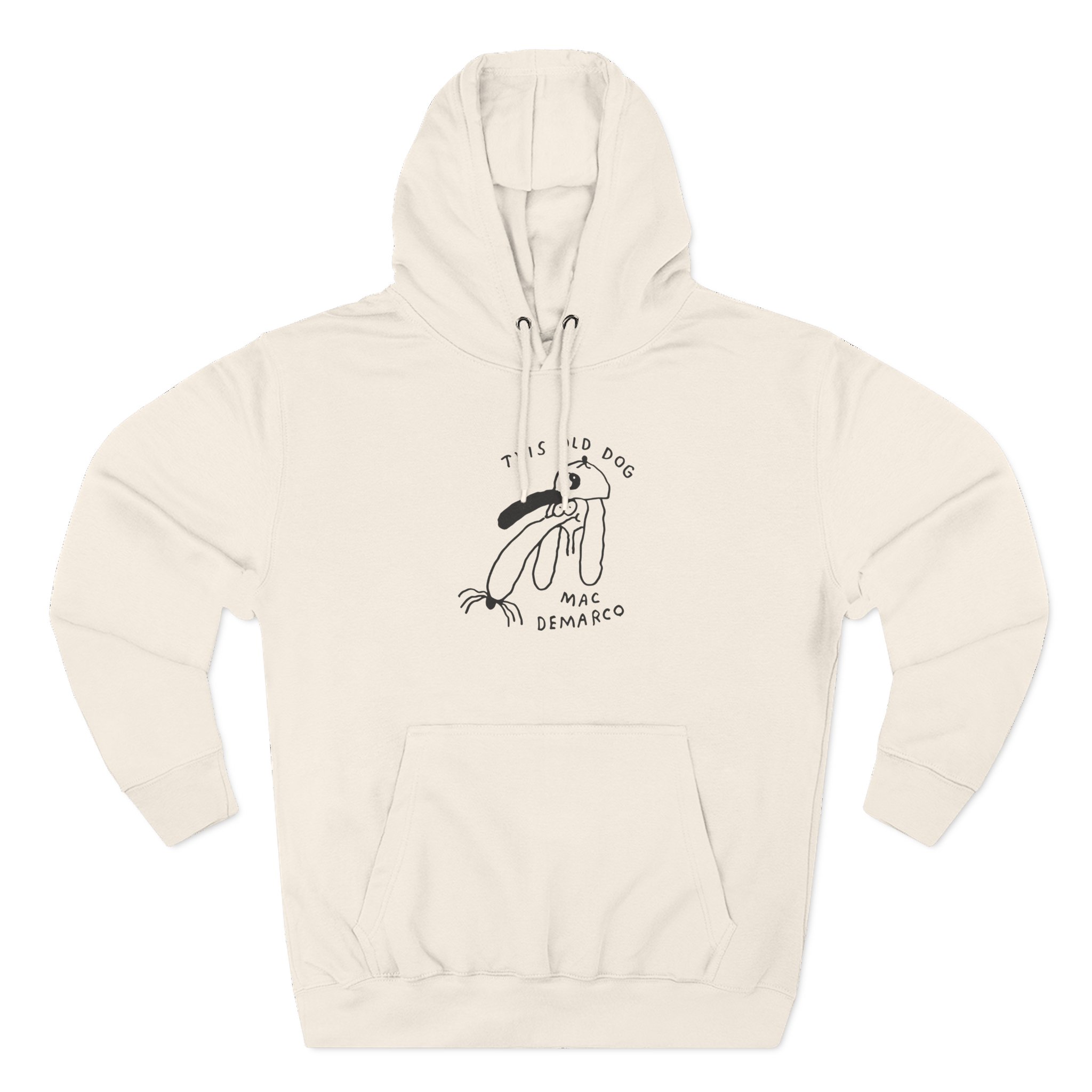 Mac Demarco Dog Doodle Three-Panel Fleece Hoodie