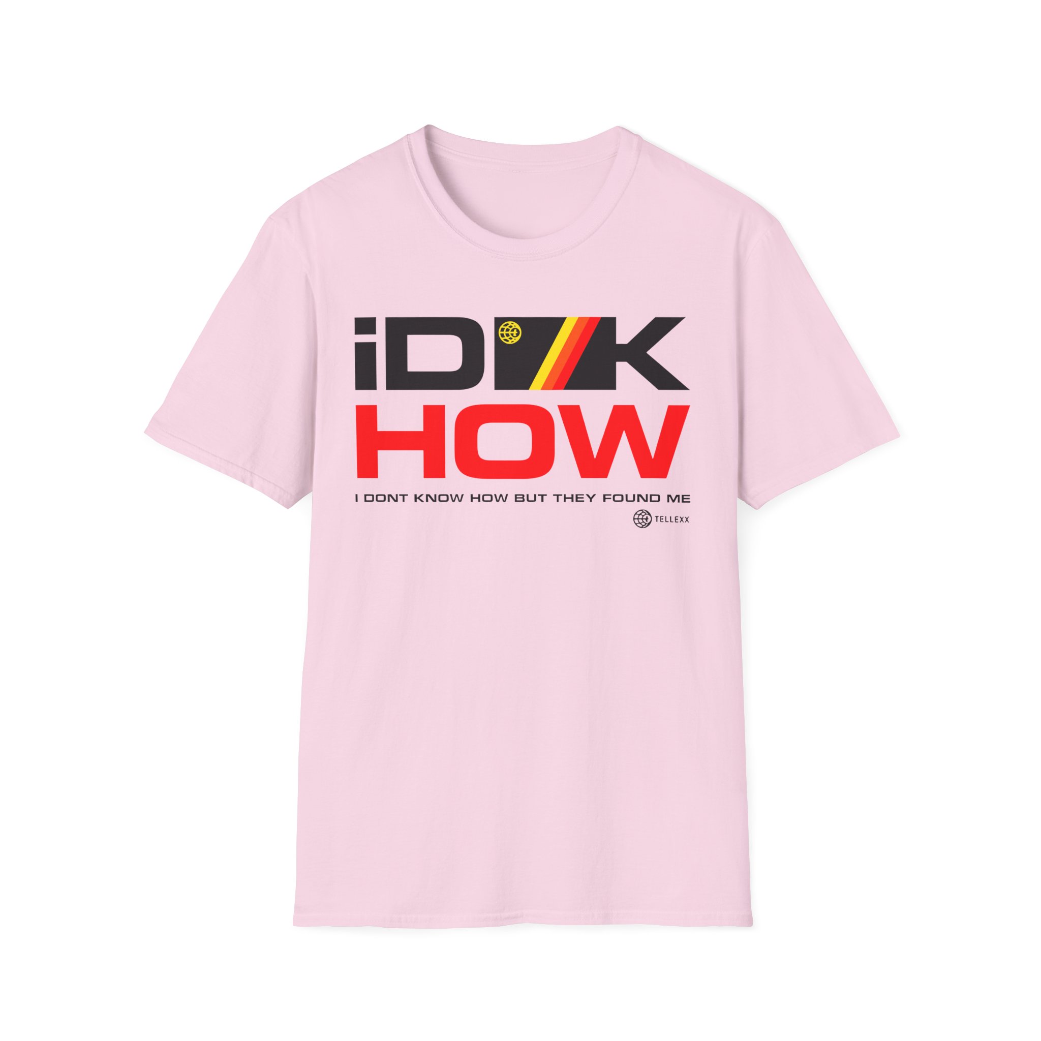 iDKHOW Striped Box Gold Unisex Softstyle T-Shirt