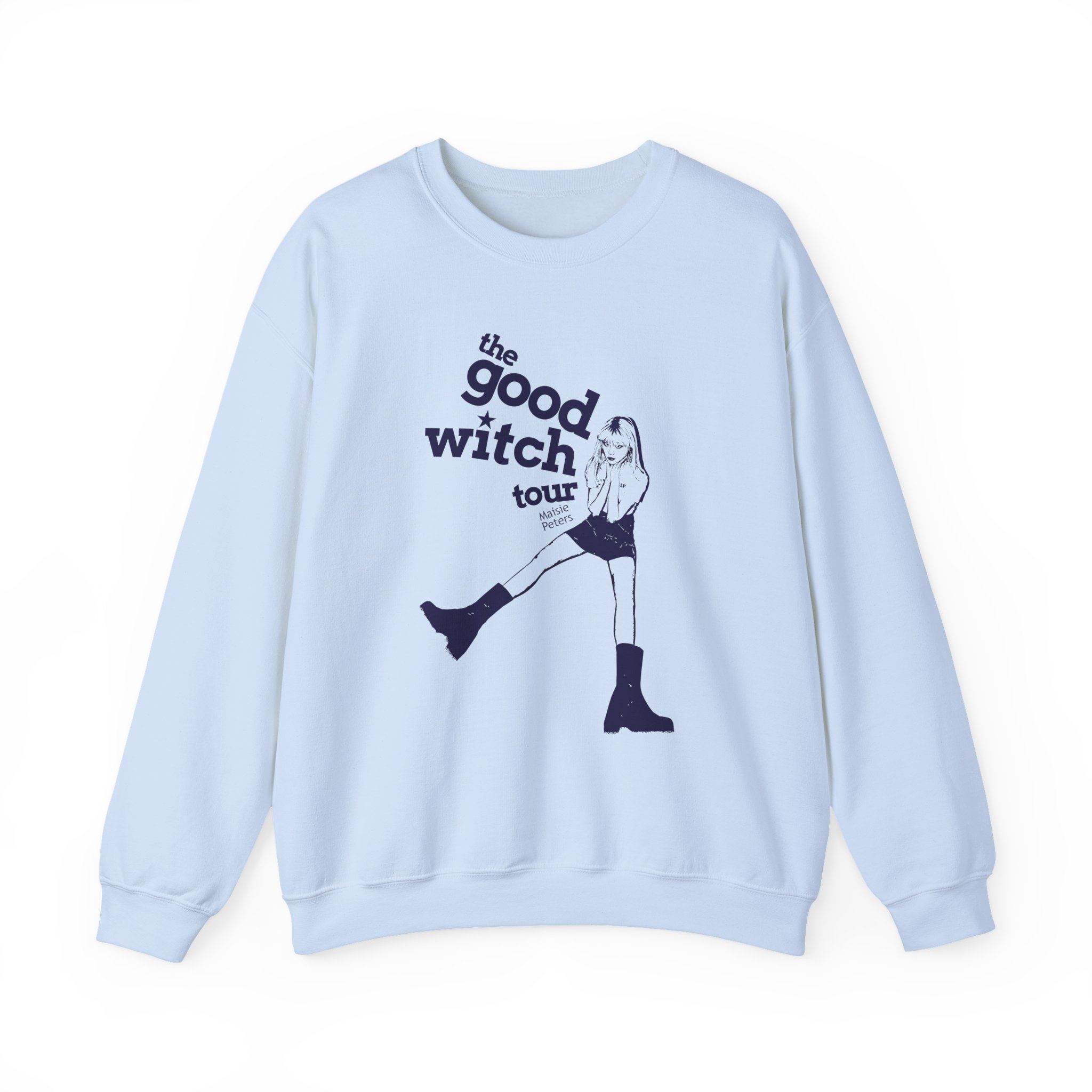 Maisie Peters the Good With Uk/eu 23/24 Tour Unisex Heavy Blendâ„¢ Crewneck Sweatshirt