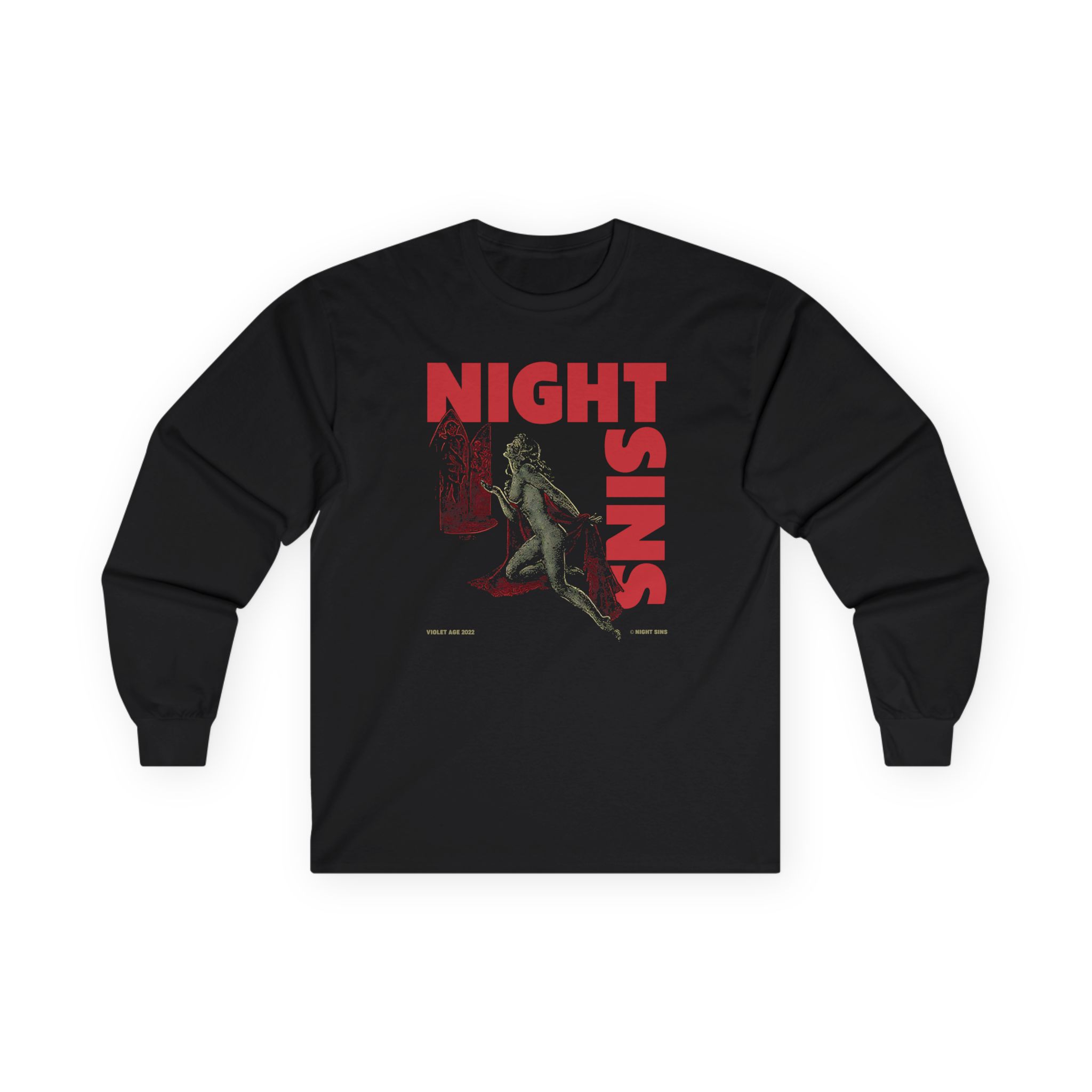 Night Sins Shrine Unisex Ultra Cotton Long Sleeve Tee