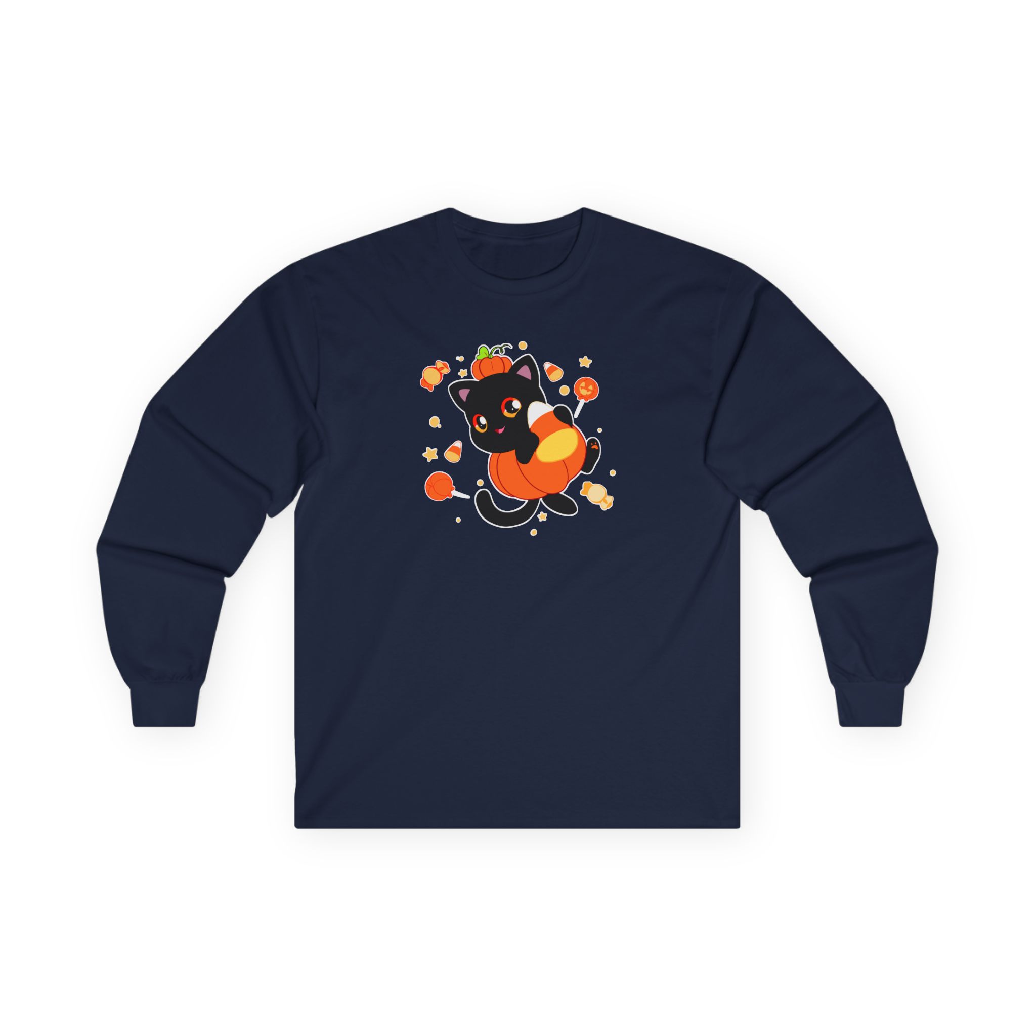 Aphmau Pumpkin Cat Unisex Ultra Cotton Long Sleeve Tee