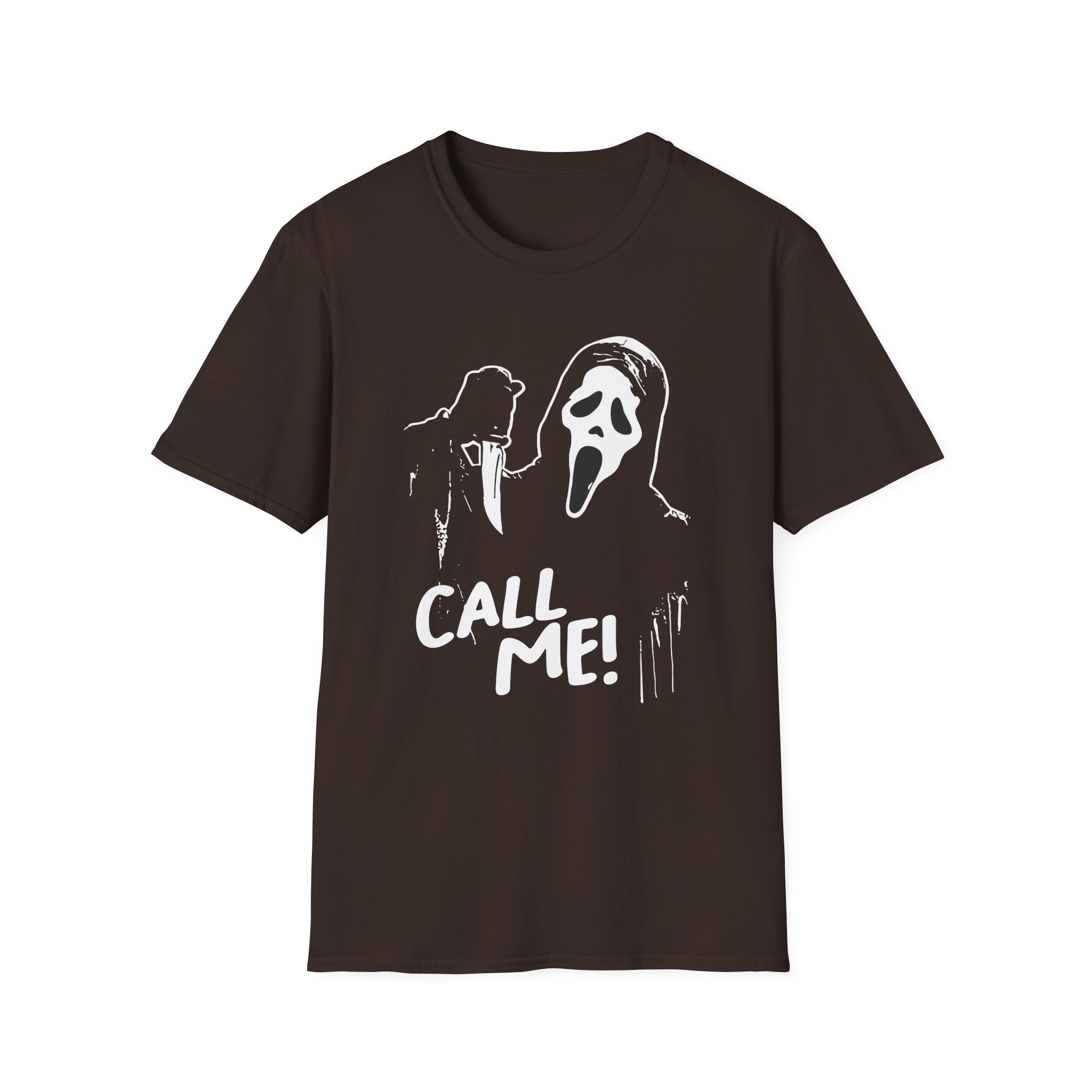 Ghostface CALL ME Unisex Softstyle T-Shirt