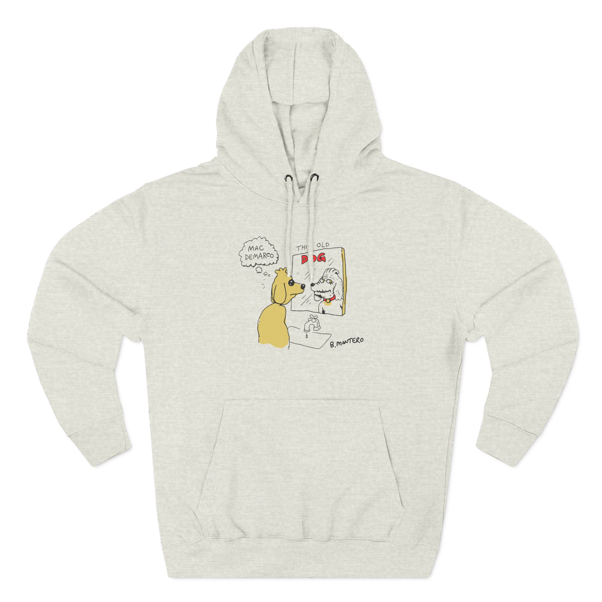 Mac Demarco Dog Mirror Three-Panel Fleece Hoodie