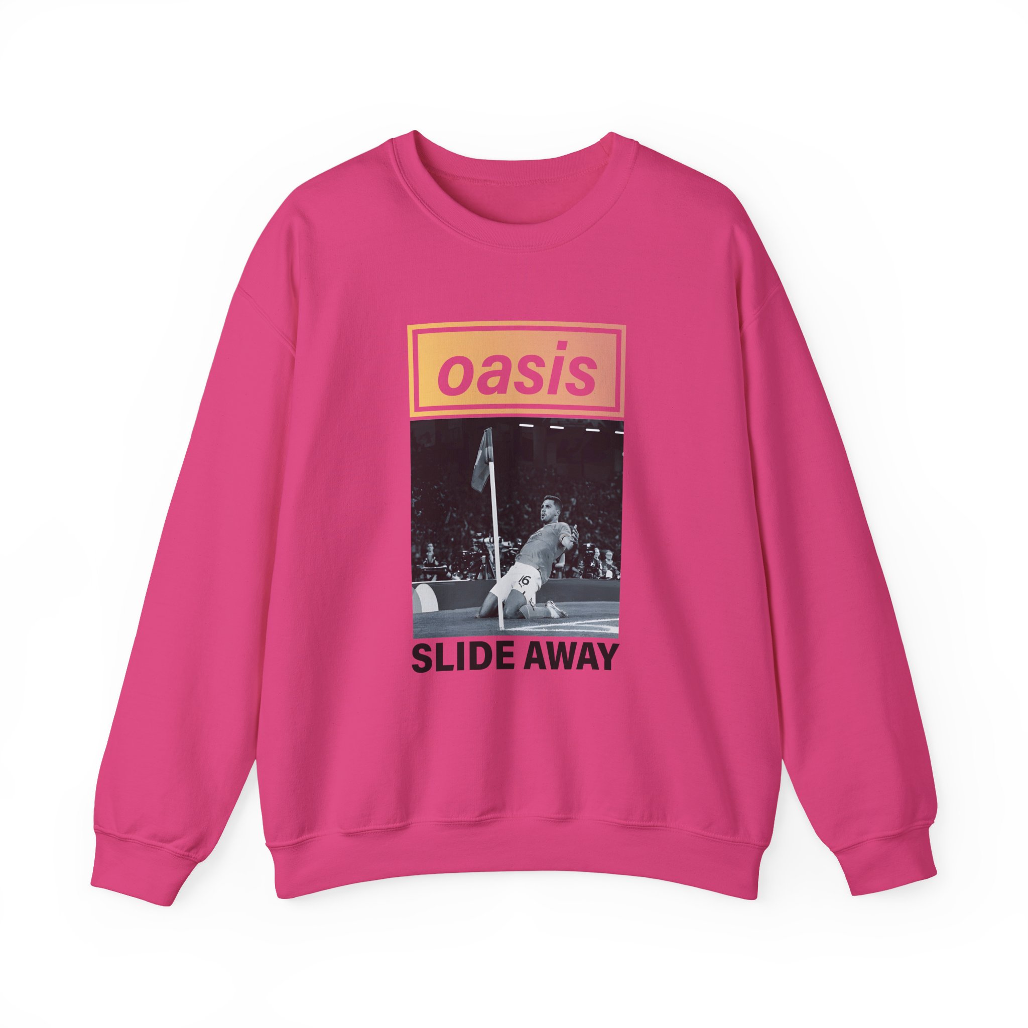 Oasis Man City Slide Away Unisex Heavy Blendâ„¢ Crewneck Sweatshirt