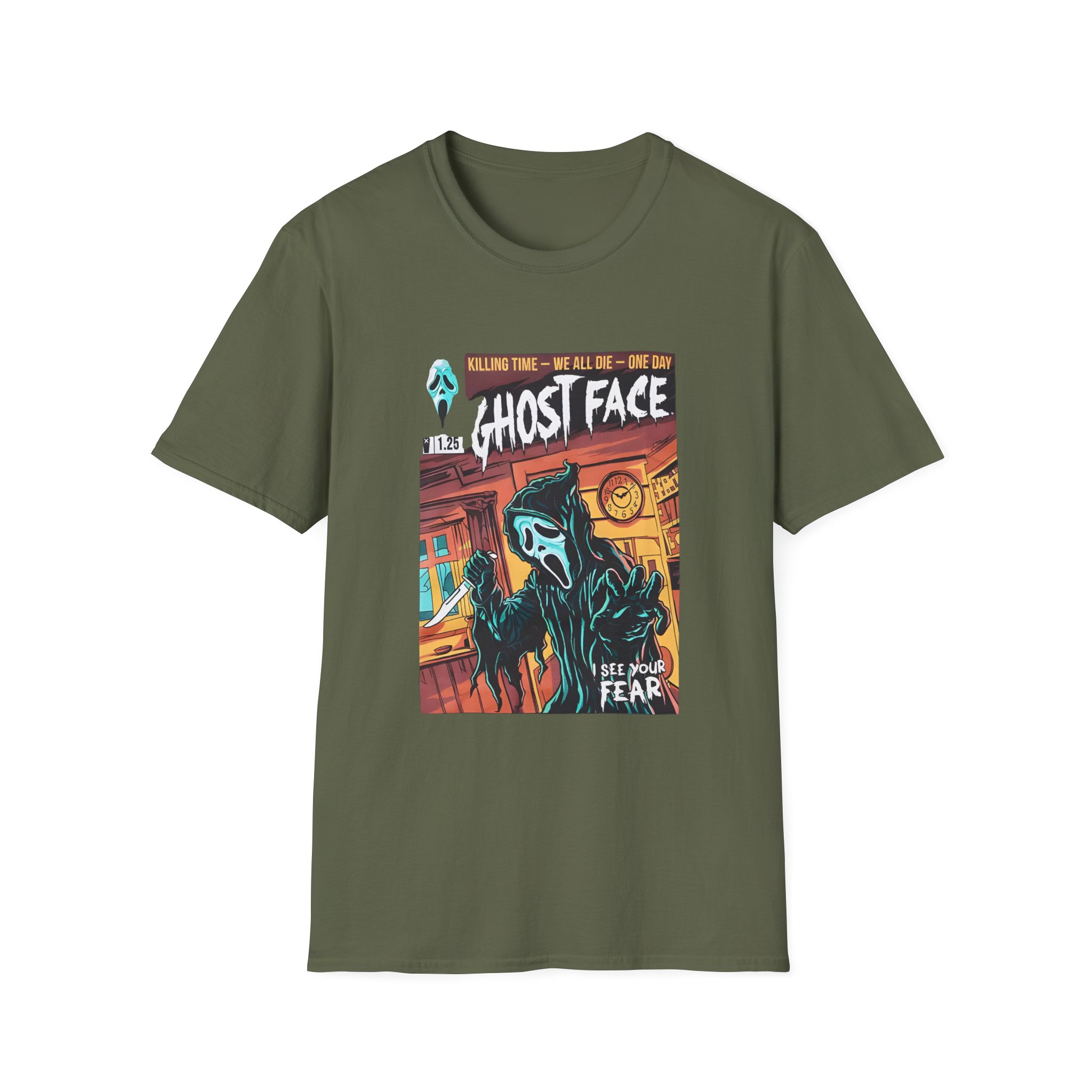 Ghostface Comic Cover Unisex Softstyle T-Shirt