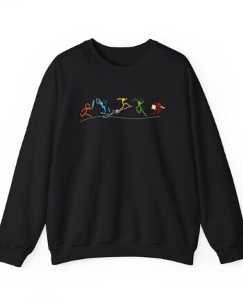Alan Becker Running Unisex Heavy Blend™ Crewneck Sweatshirt