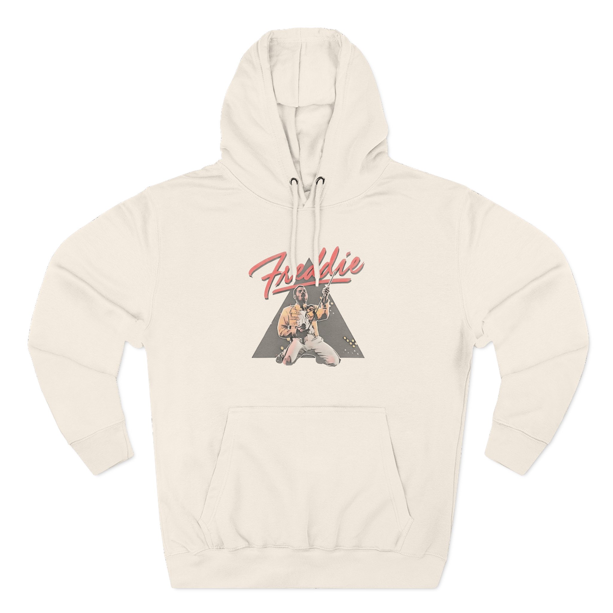 F M Triangle Three-Panel Fleece Hoodie