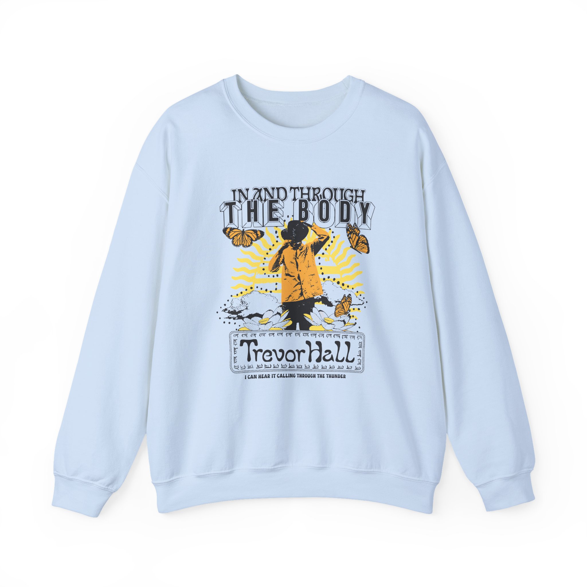 Trevor Hall in and Through the Body Unisex Heavy Blendâ„¢ Crewneck Sweatshirt