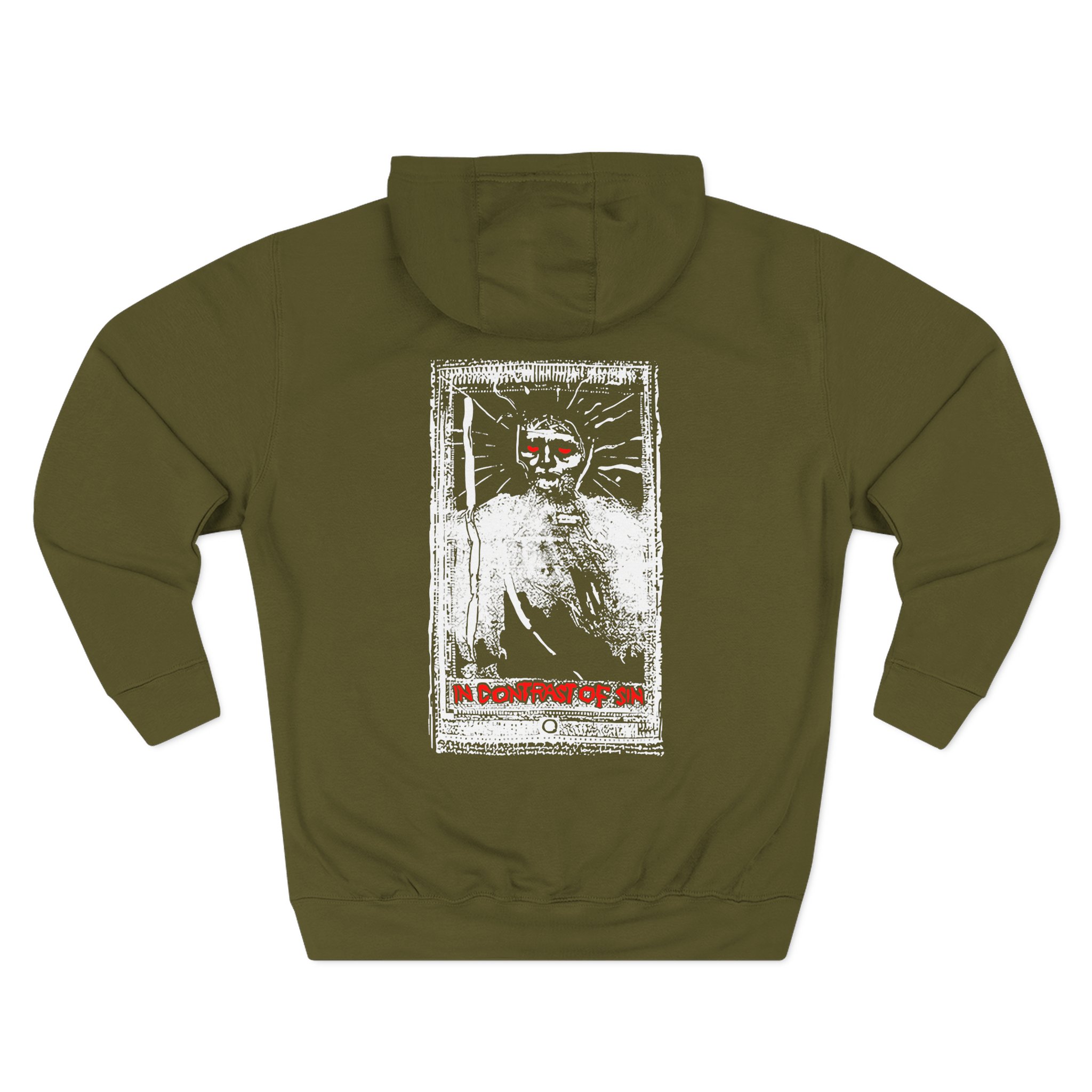 Integrity In Contrast Three-Panel Fleece Hoodie