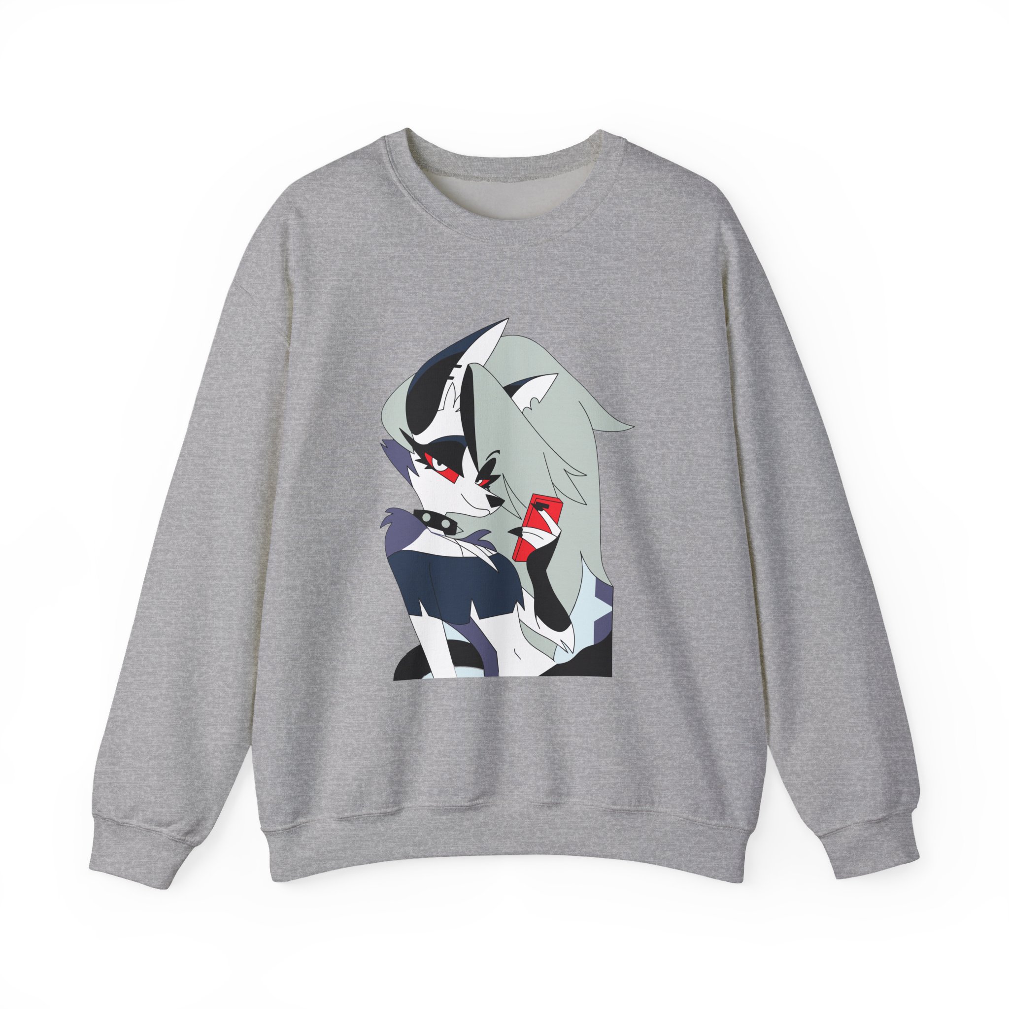 Helluva Boss Loona Unisex Heavy Blendâ„¢ Crewneck Sweatshirt