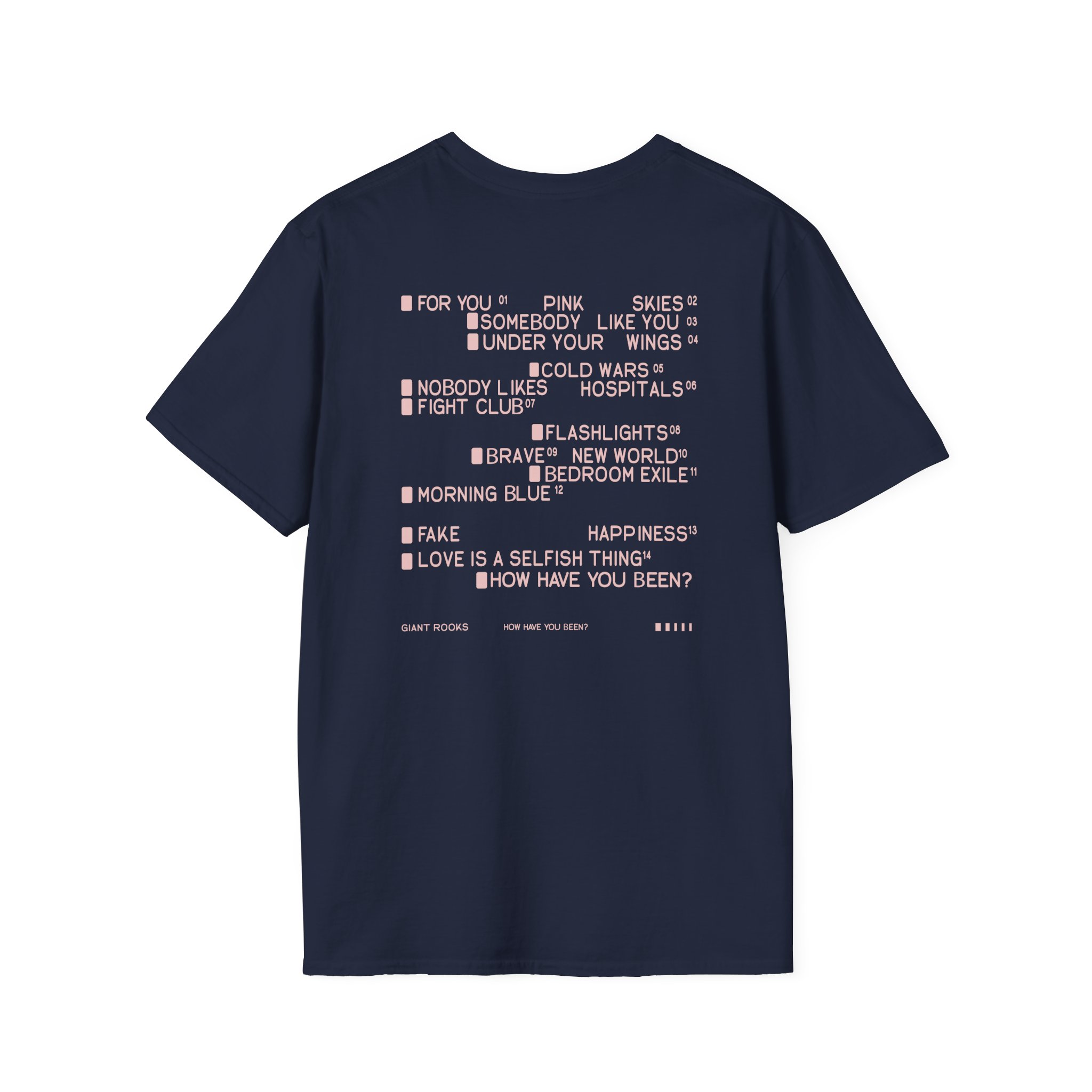 Giant Rooks Tracklisting Unisex Softstyle T-Shirt
