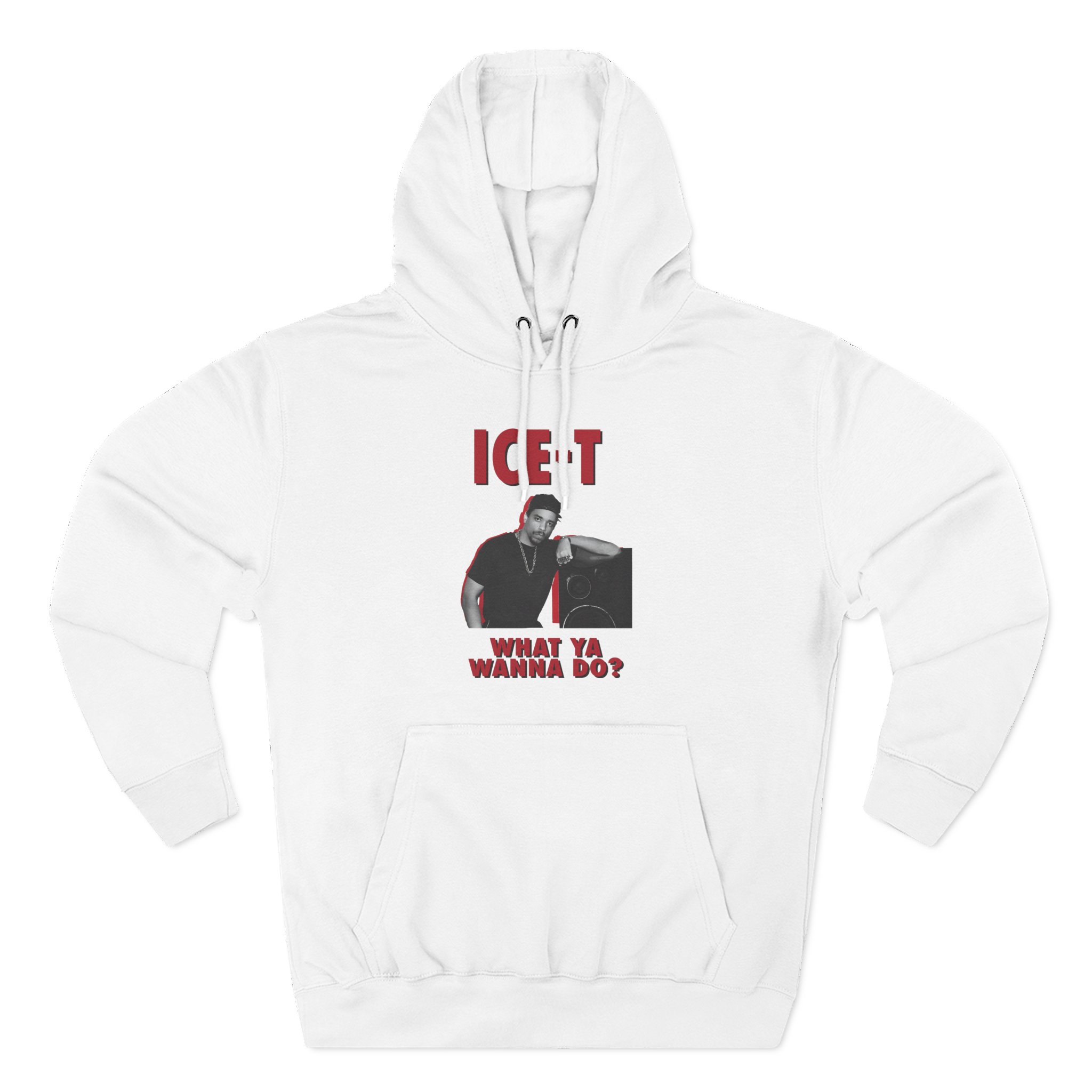 Ice-t What Ya Wanna Do Three-Panel Fleece Hoodie