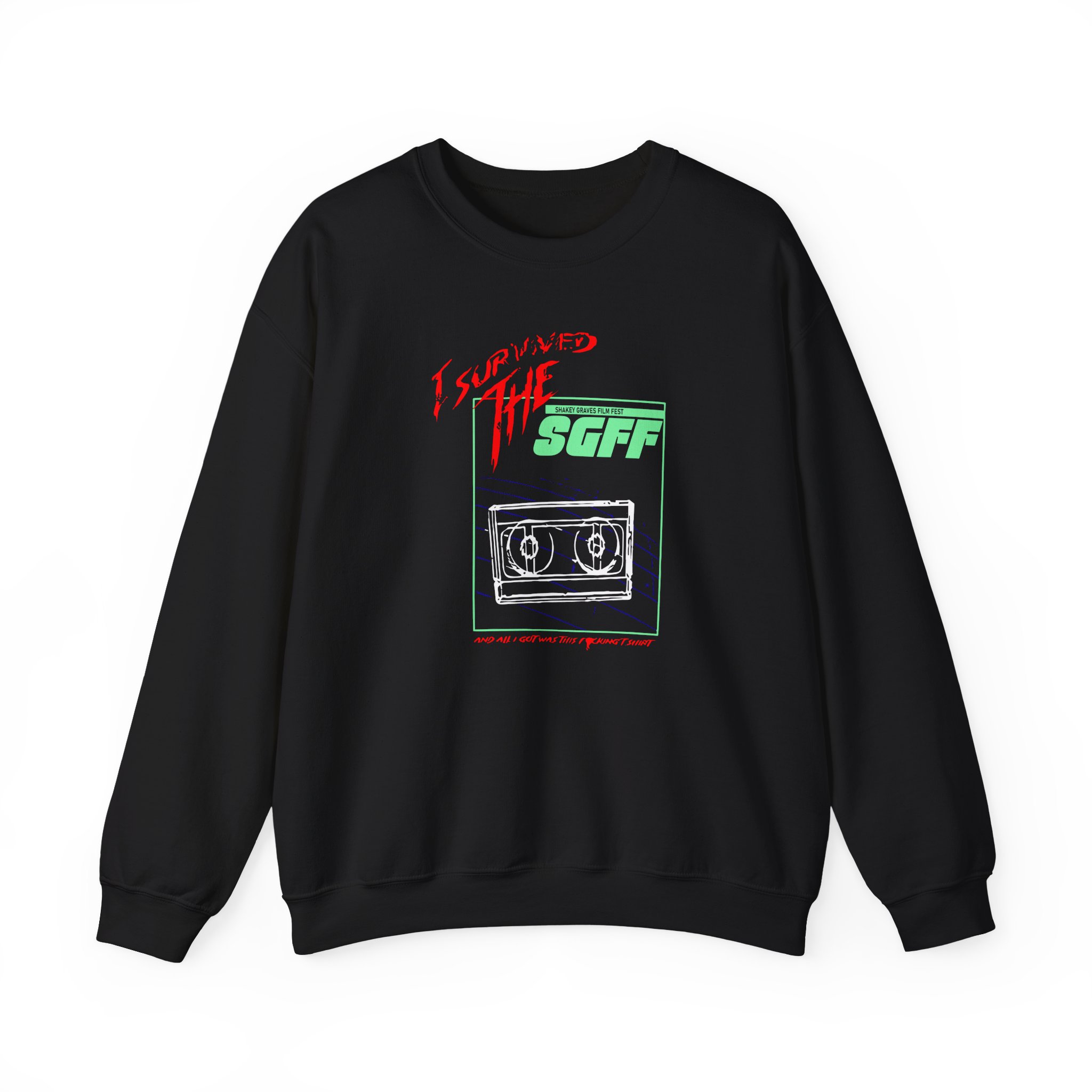 Shakey Graves Film Festival Unisex Heavy Blendâ„¢ Crewneck Sweatshirt