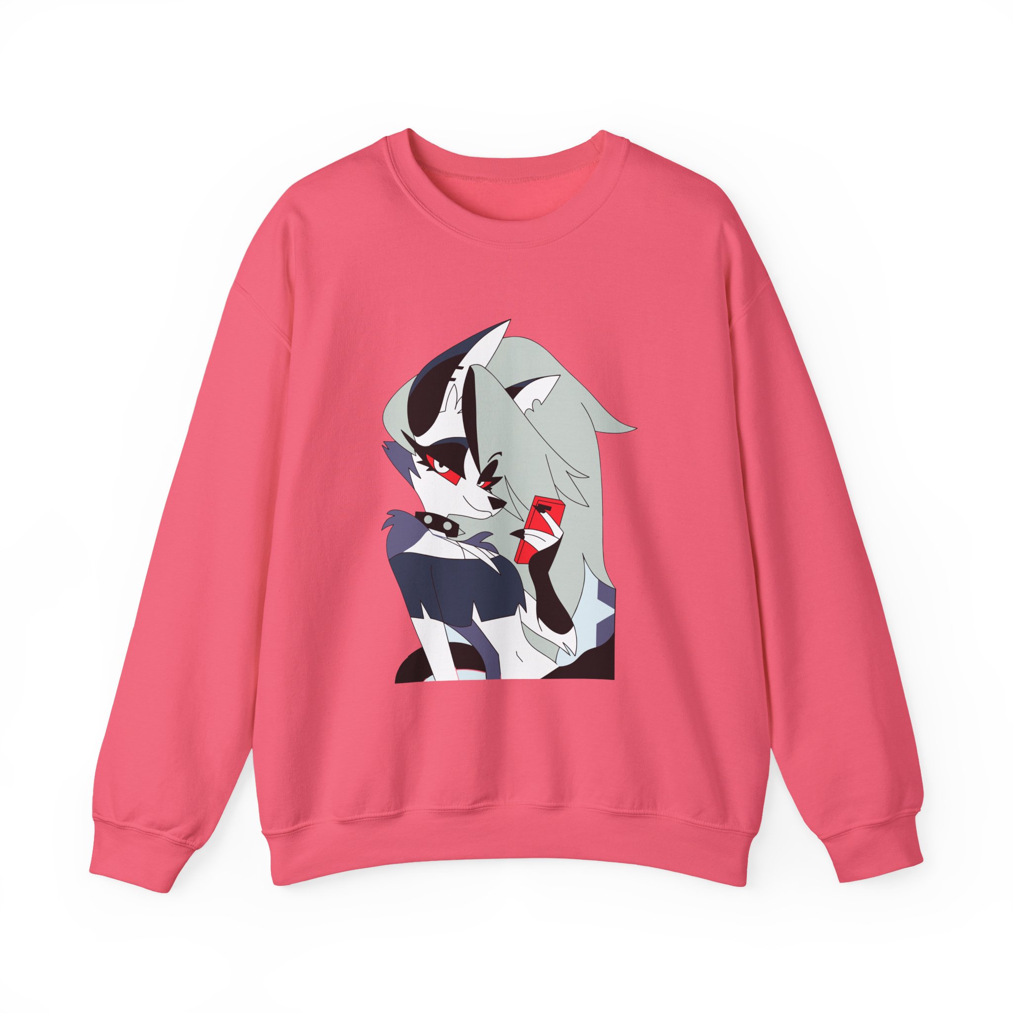 Helluva Boss Loona Unisex Heavy Blendâ„¢ Crewneck Sweatshirt
