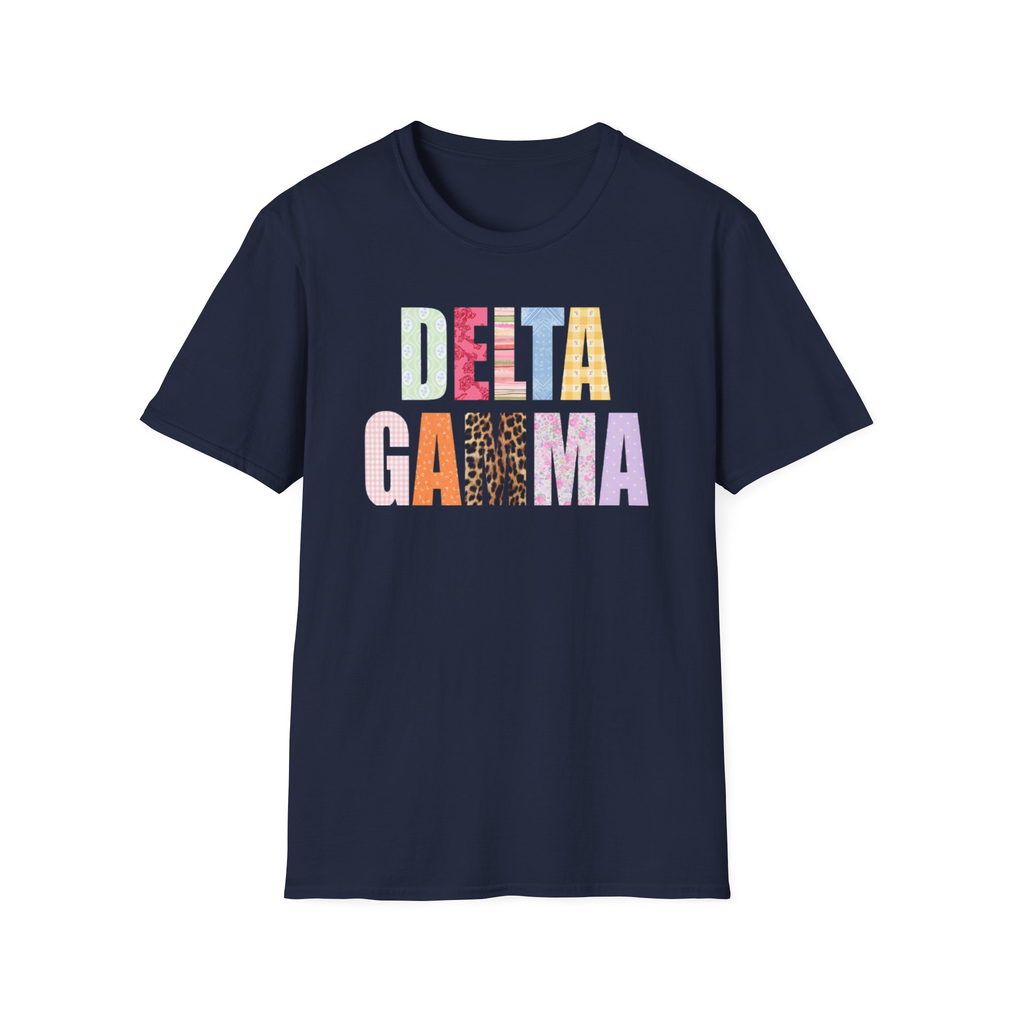 Delta Gamma Scrapbook Sorority Unisex Softstyle T-Shirt