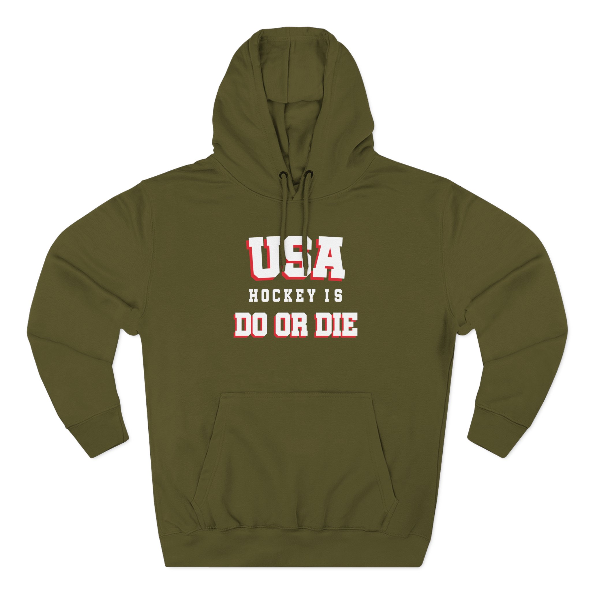 Spittin Chiclets Usa Do or Die Three-Panel Fleece Hoodie