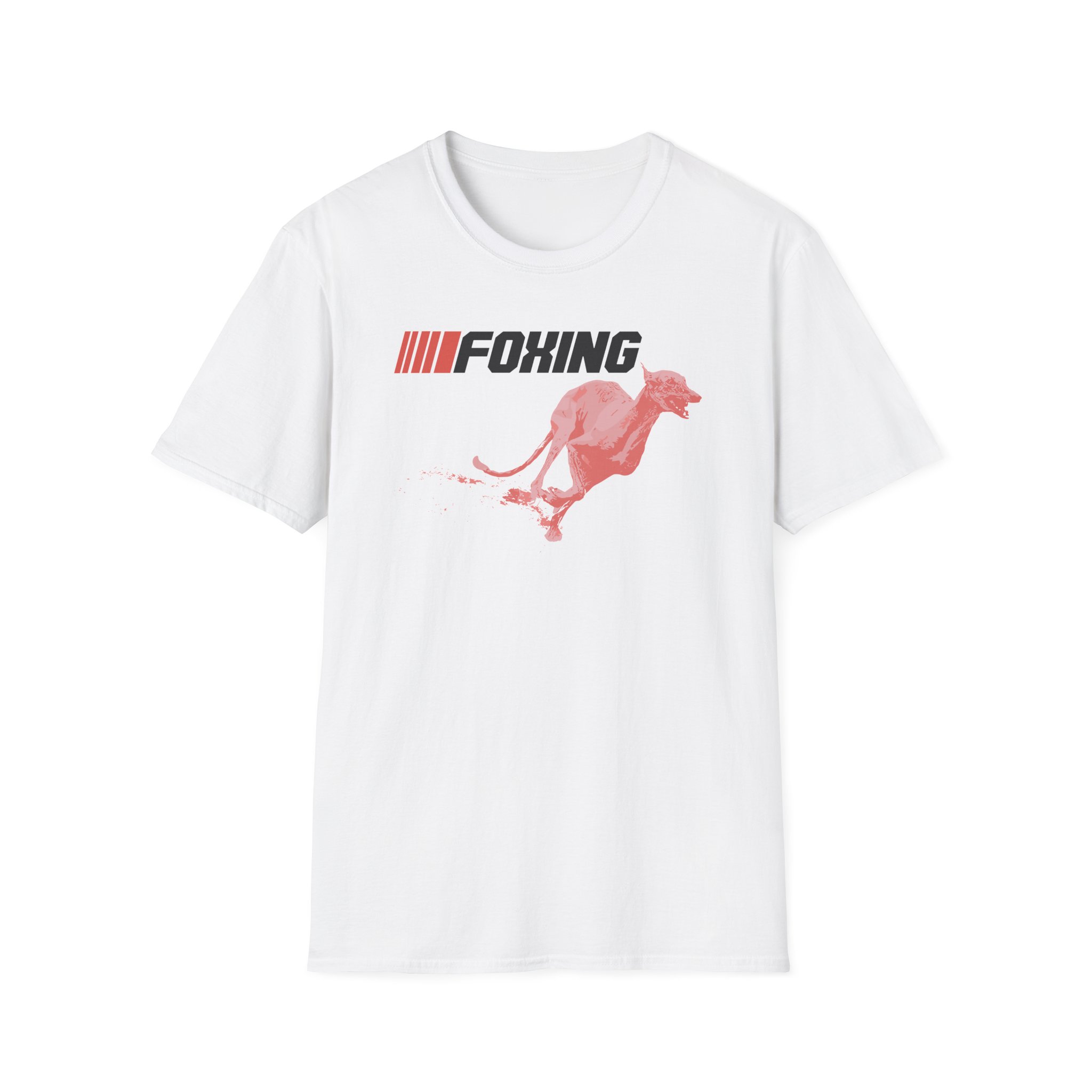 Foxing Greyhound Unisex Softstyle T-Shirt