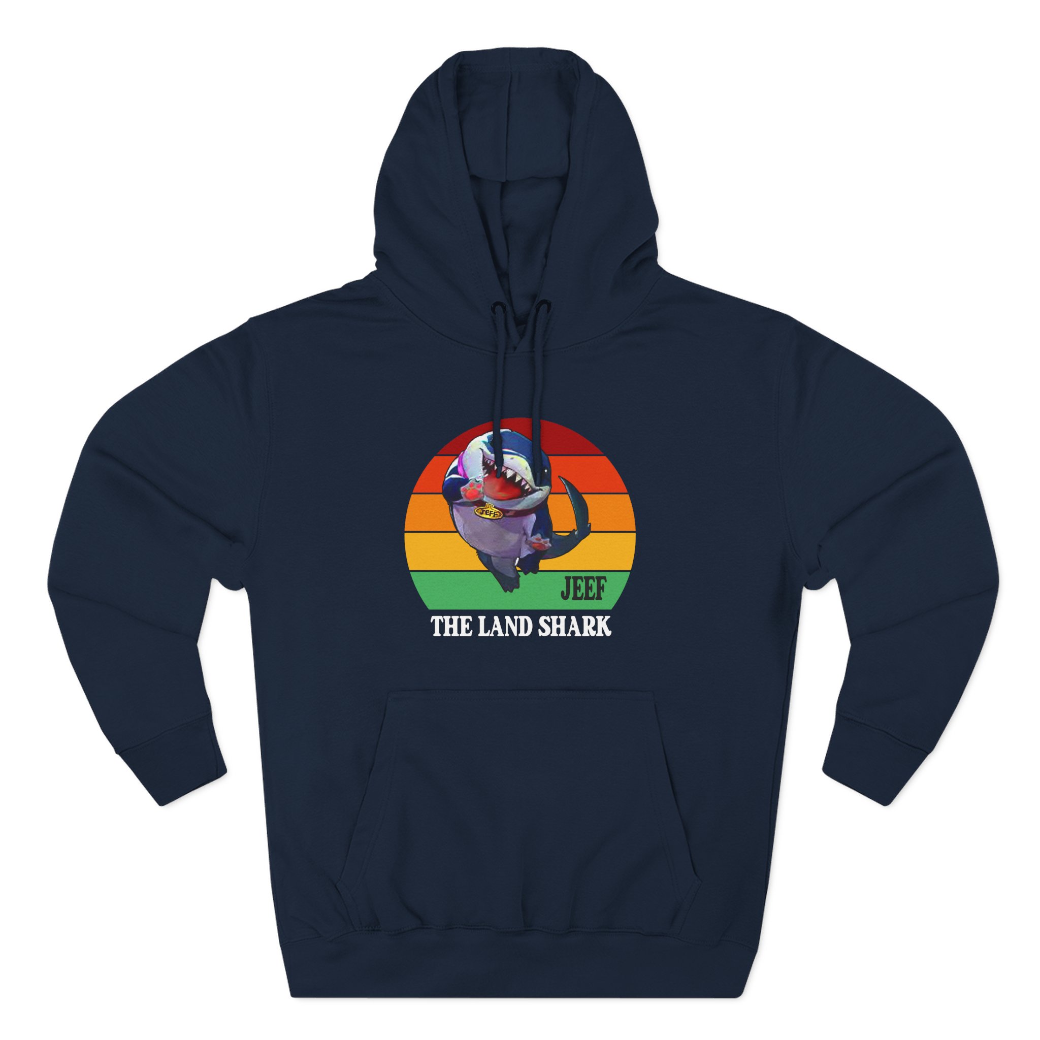Jeff the Land Shark Three-Panel Fleece Hoodie