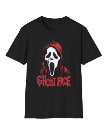 Ghostface Drippy Mask Unisex Softstyle T-Shirt