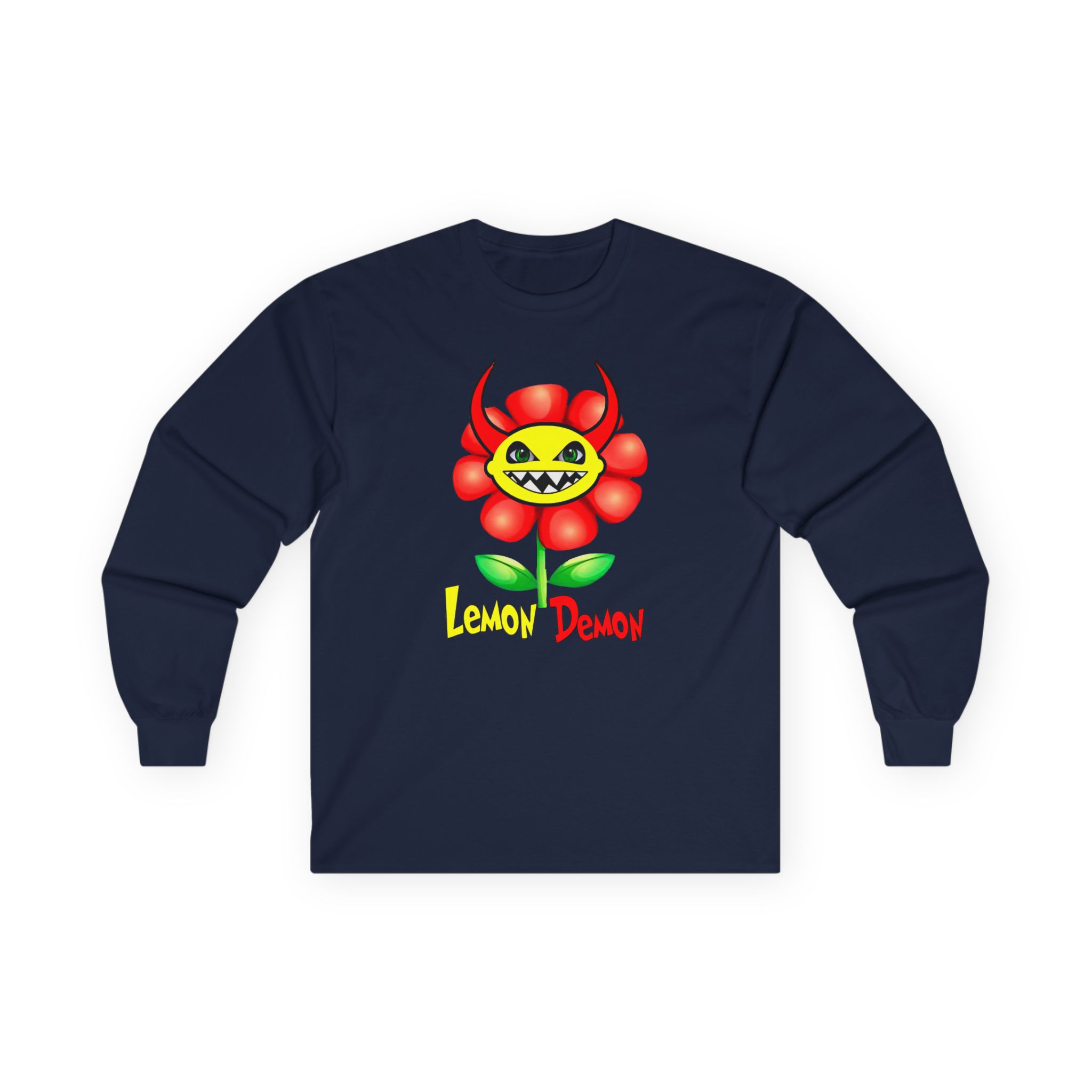 Lemon Demon Flower Unisex Ultra Cotton Long Sleeve Tee