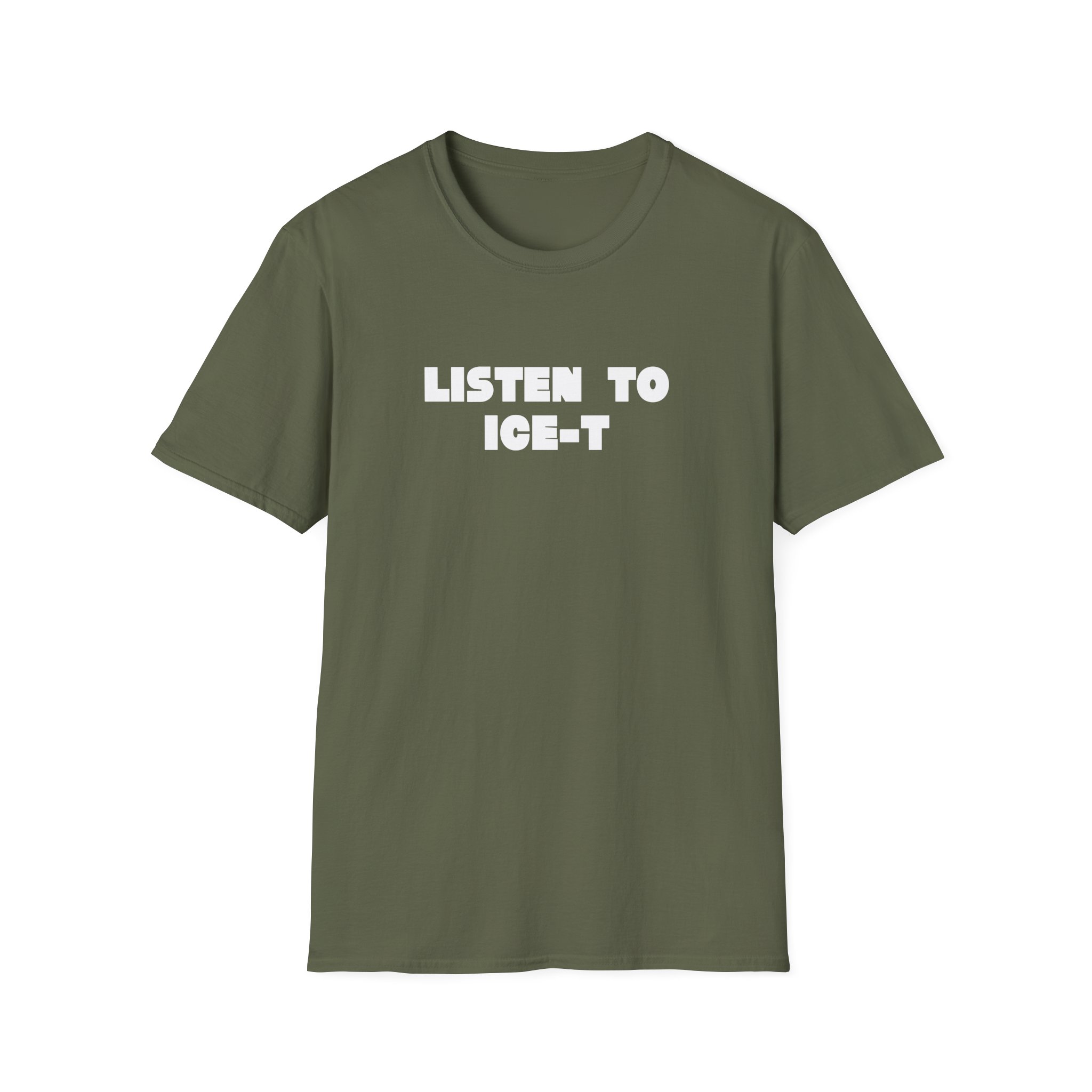 Ice-t Listen To Unisex Softstyle T-Shirt