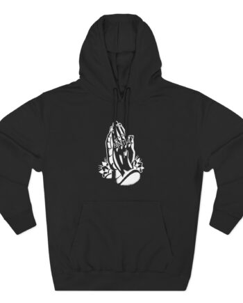 Demon Hunter  Praying Hands Three-Panel Fleece Hoodie