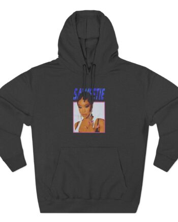Saweetie Portrait Three-Panel Fleece Hoodie
