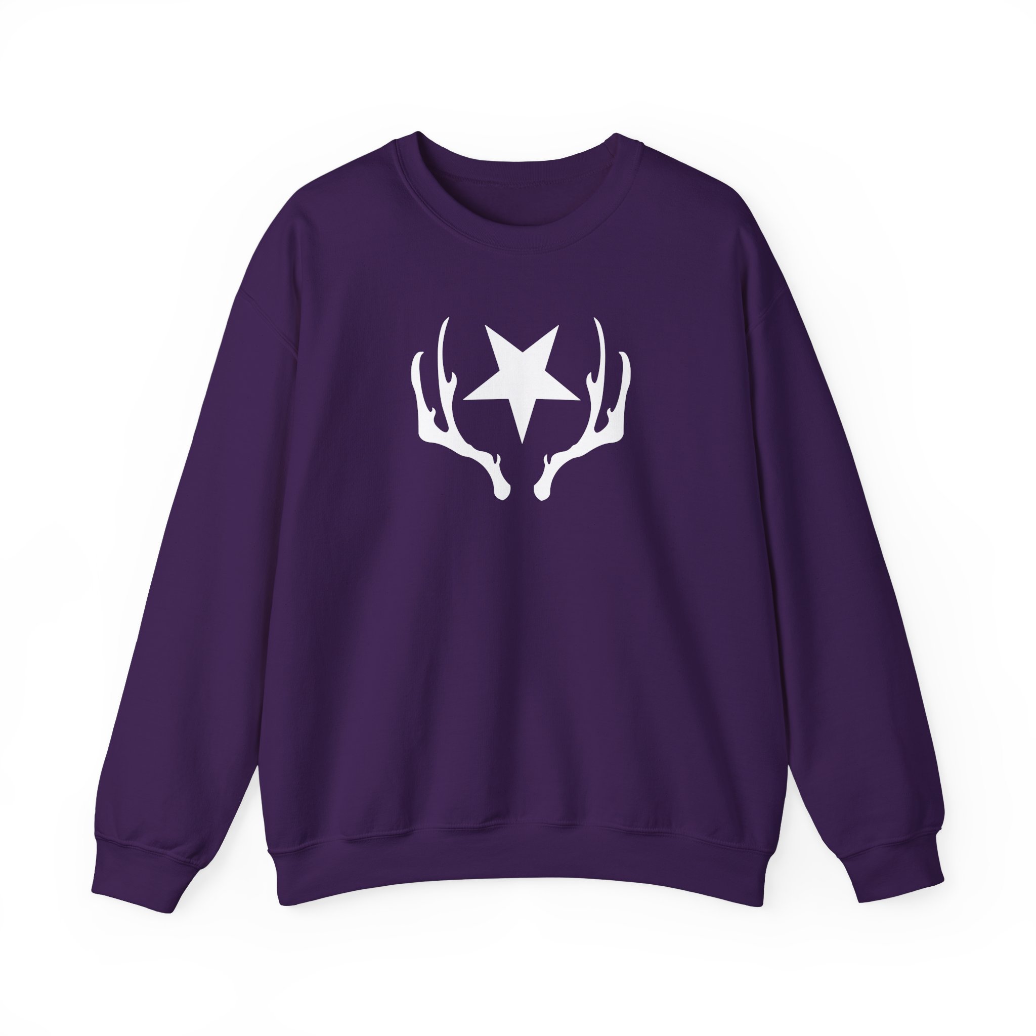 Disco Elysium Star & Antlers Unisex Heavy Blendâ„¢ Crewneck Sweatshirt