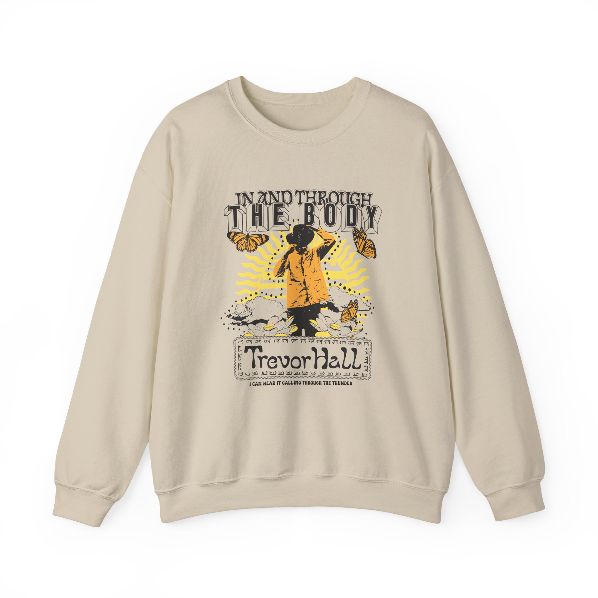Trevor Hall in and Through the Body Unisex Heavy Blendâ„¢ Crewneck Sweatshirt