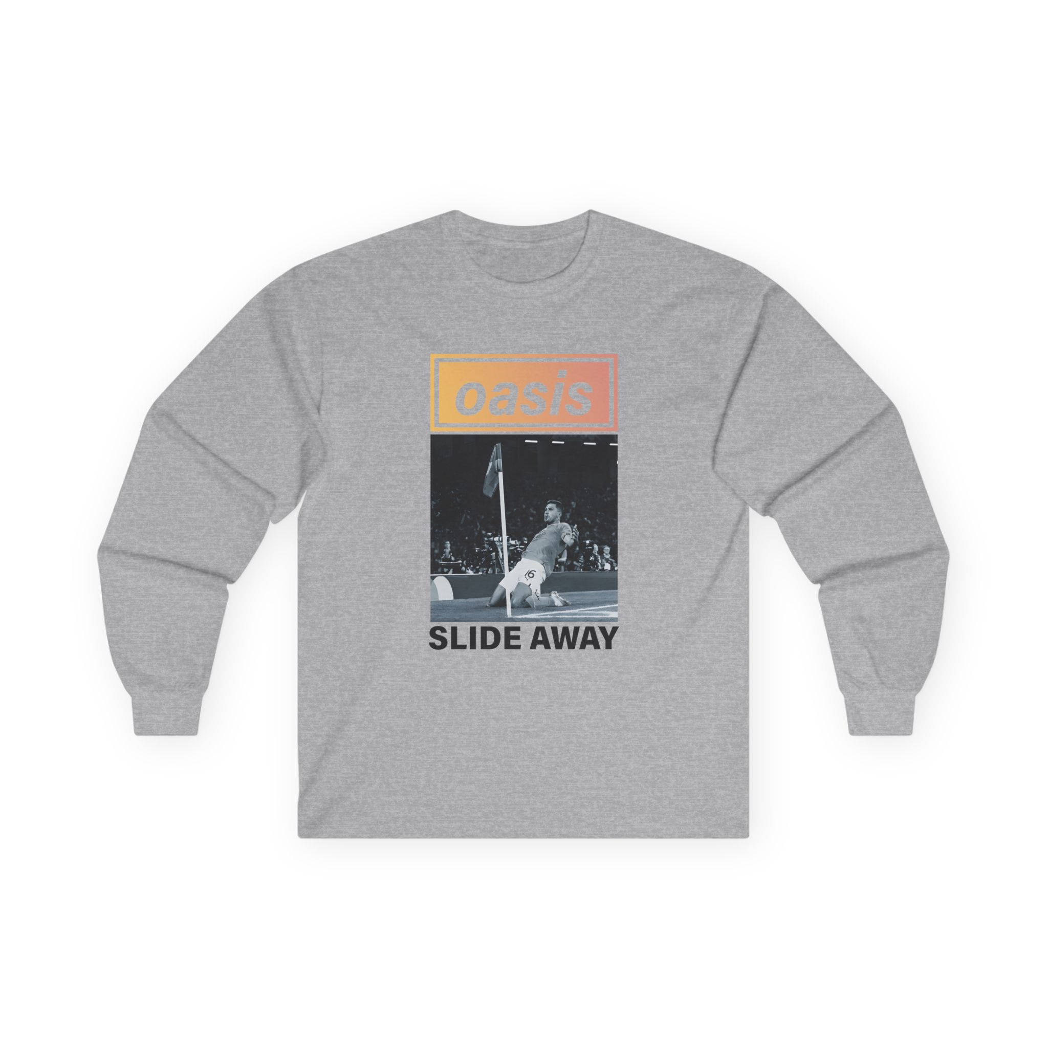 Oasis Man City Slide Away Unisex Ultra Cotton Long Sleeve Tee