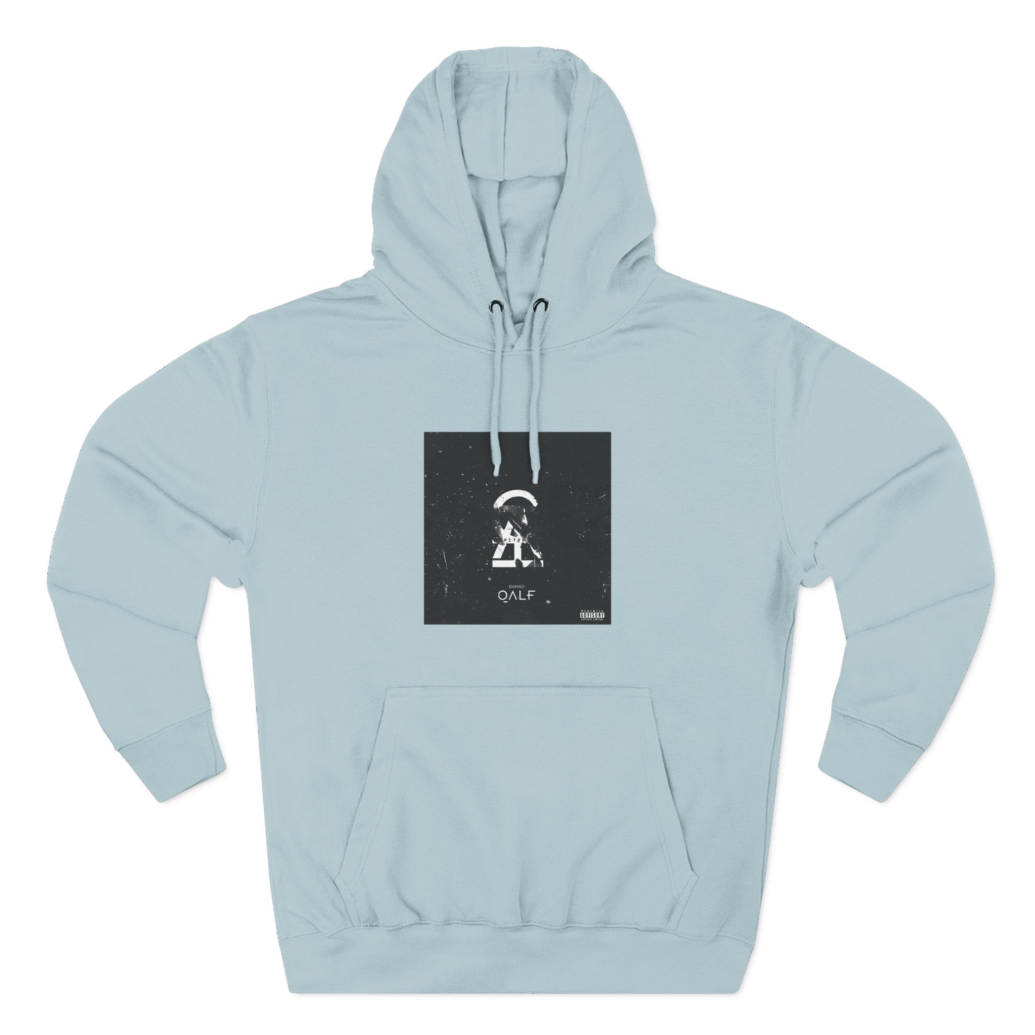 Qalf Tour Damso Album Three-Panel Fleece Hoodie