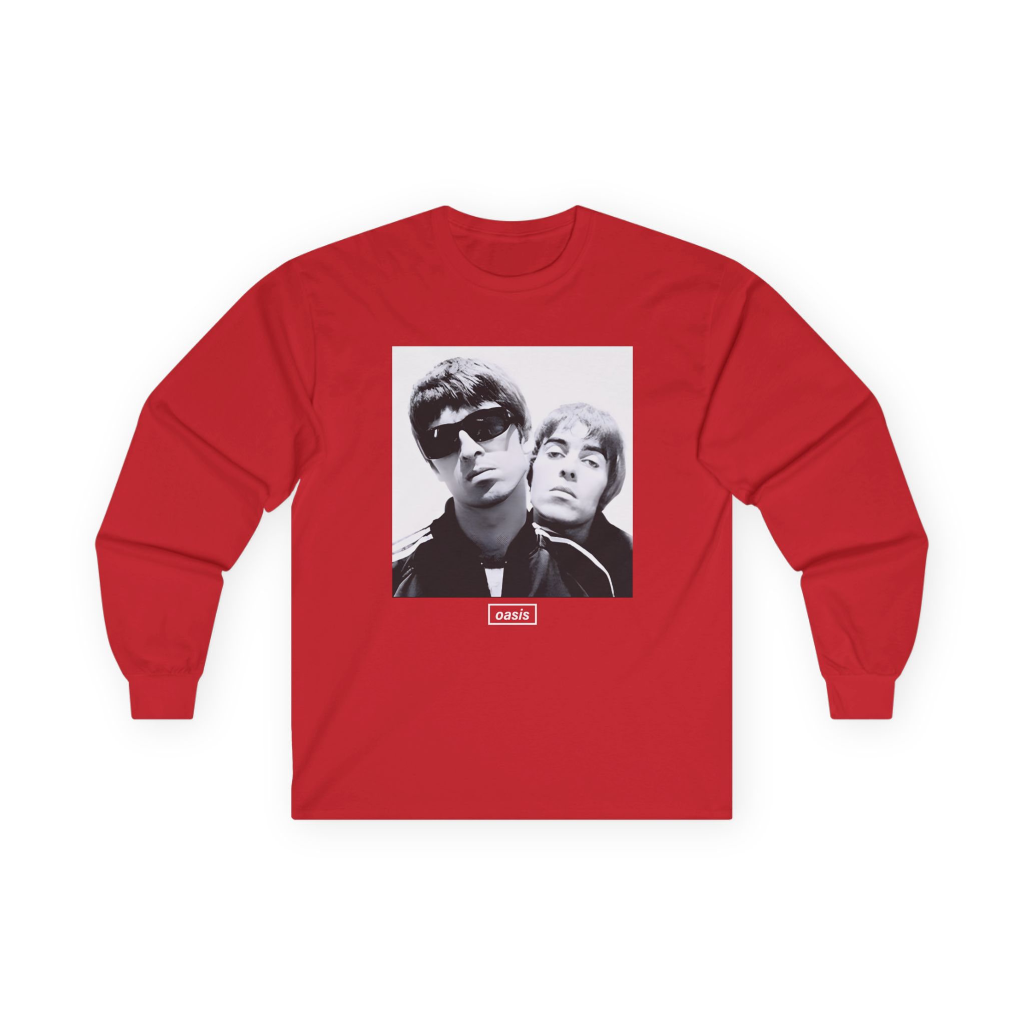 Oasis Liam & Noel Unisex Ultra Cotton Long Sleeve Tee