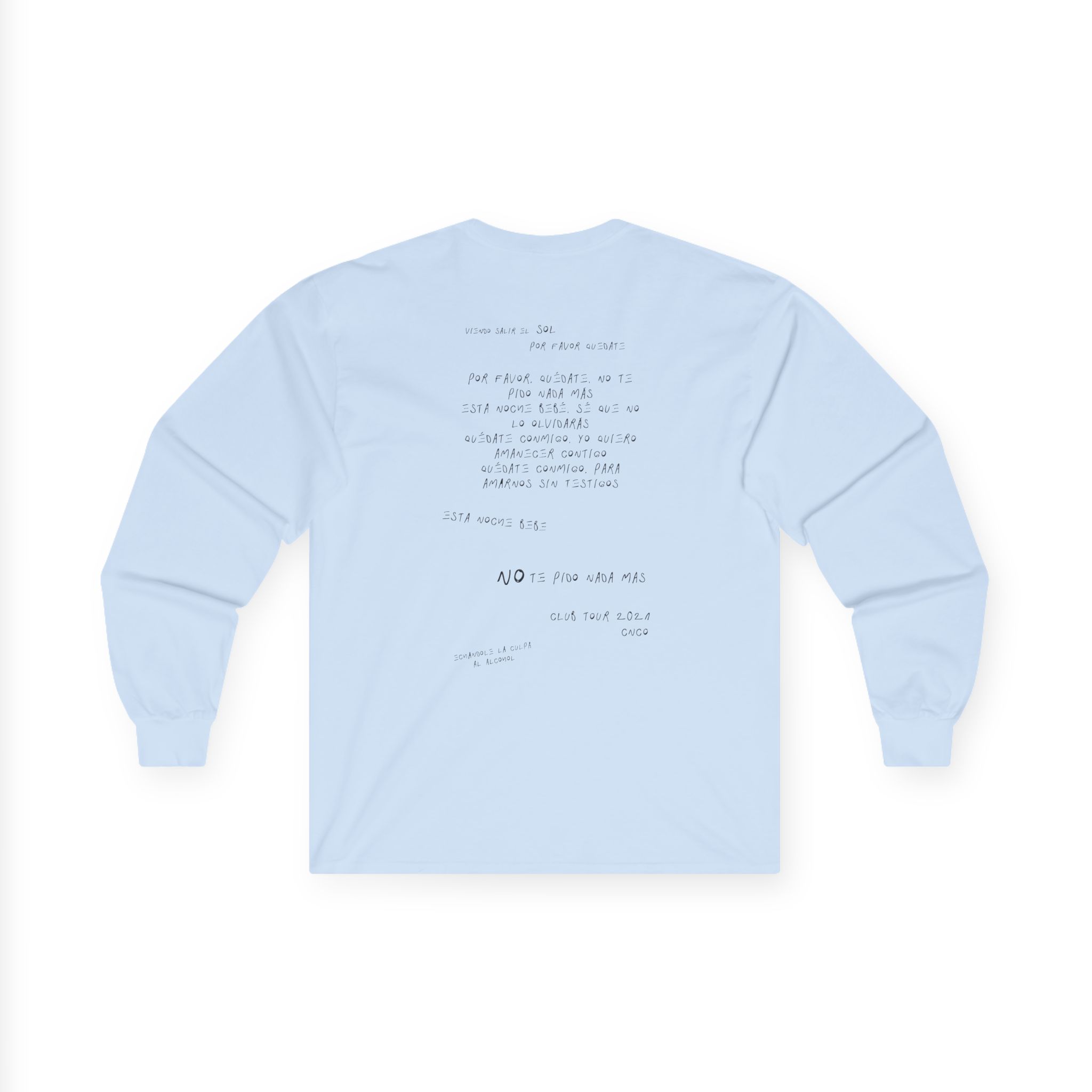 CNCO Handwritten Unisex Ultra Cotton Long Sleeve Tee