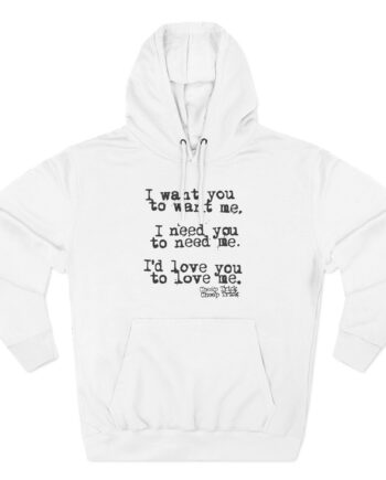Cheap Trick I Want You to Want Me Three-Panel Fleece Hoodie