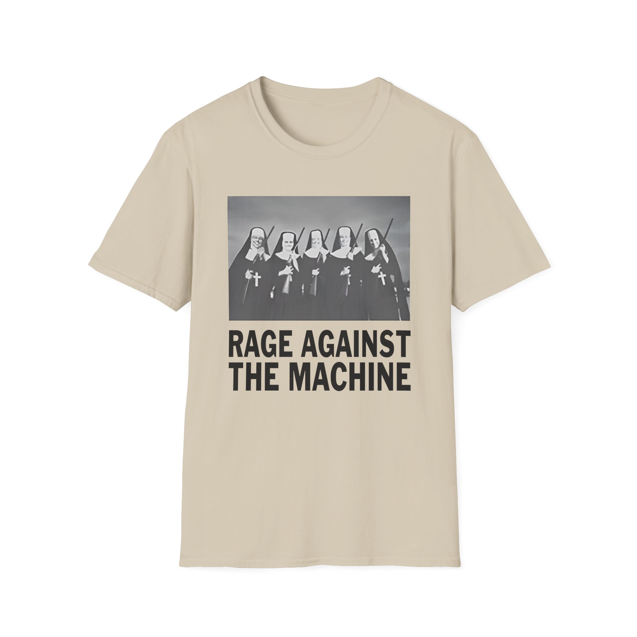 Rage Against the Machine Nuns and Guns Unisex Softstyle T-Shirt
