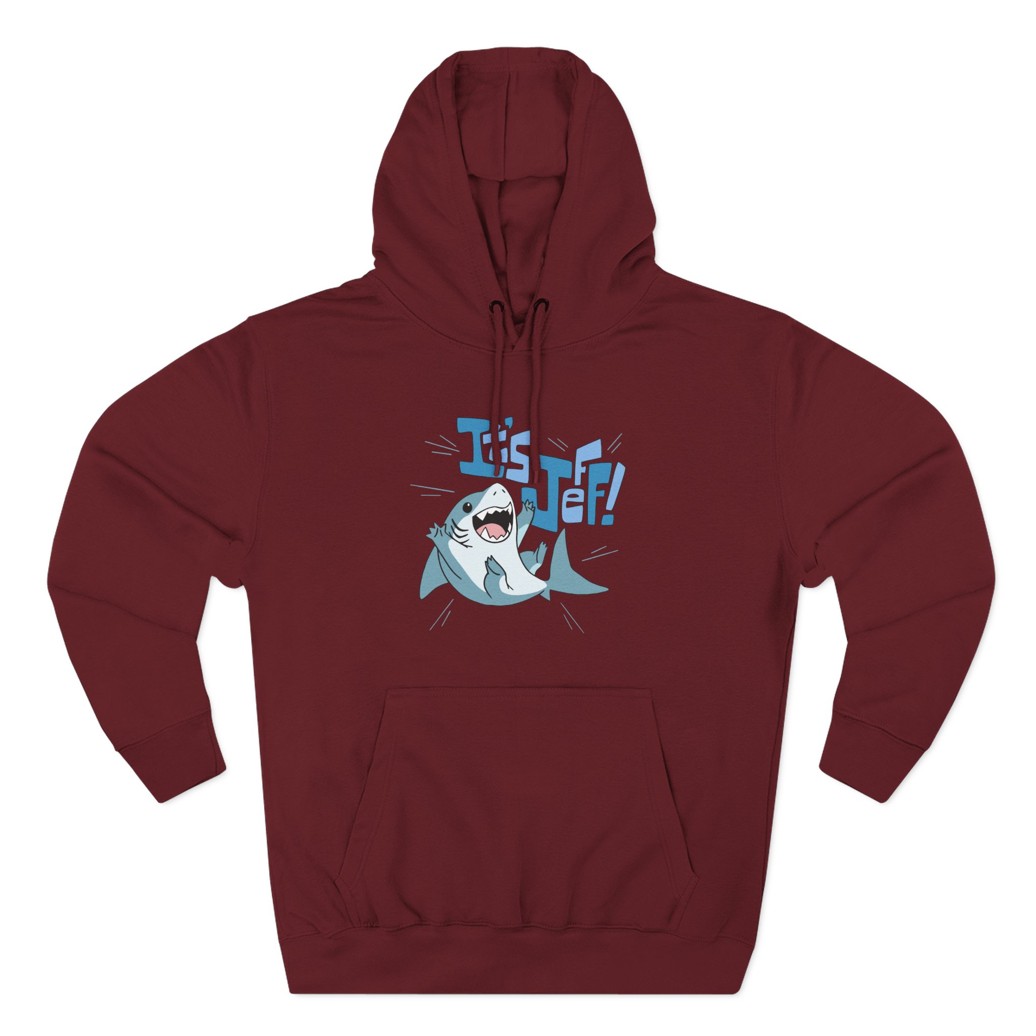 Jeff the Land Shark Three-Panel Fleece Hoodie