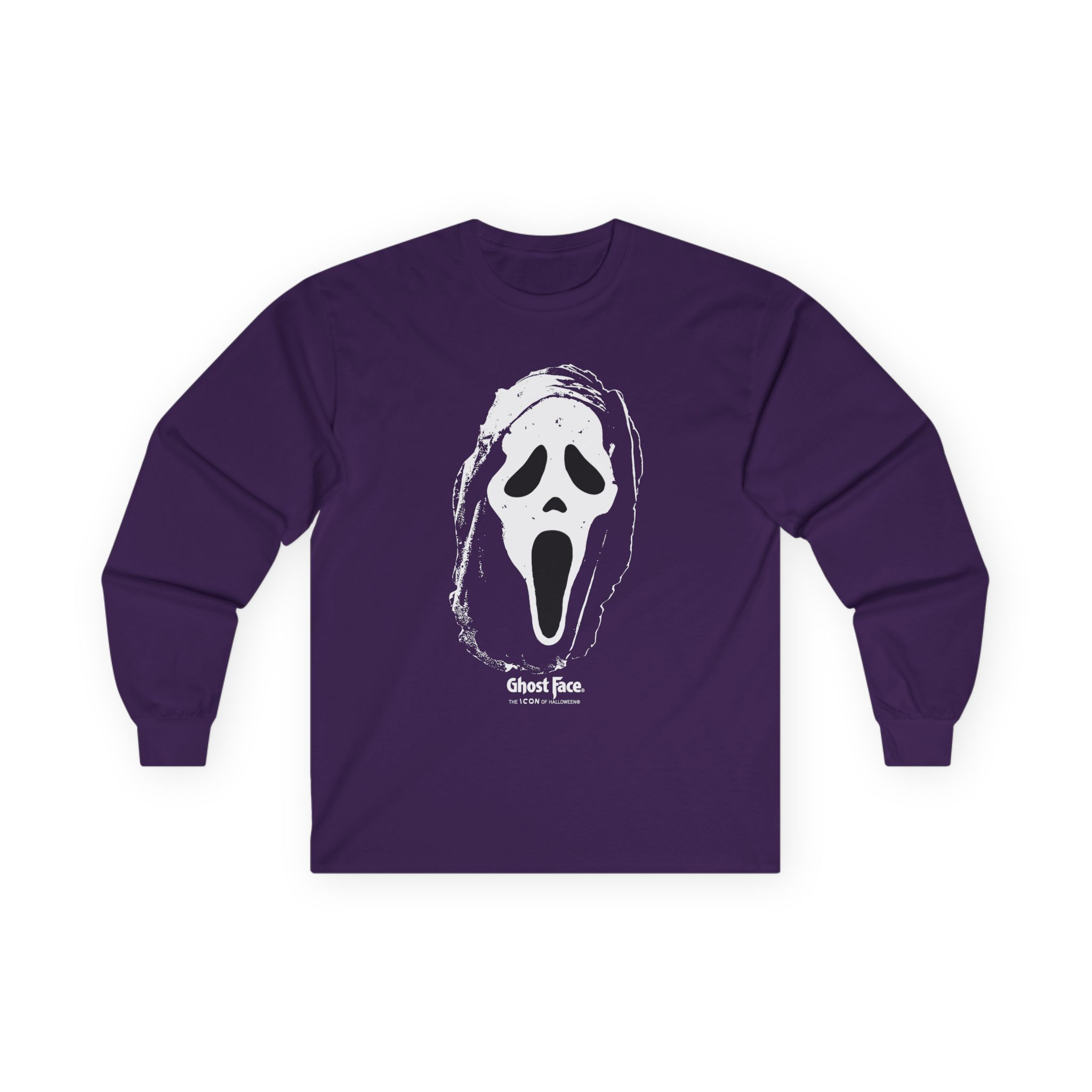Ghostface Distressed Unisex Ultra Cotton Long Sleeve Tee