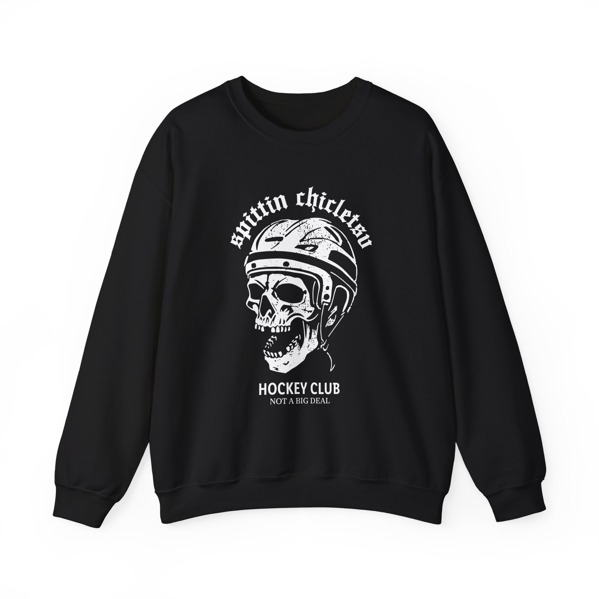Spittin Chiclets Hockey Club Skul Unisex Heavy Blendâ„¢ Crewneck Sweatshirt