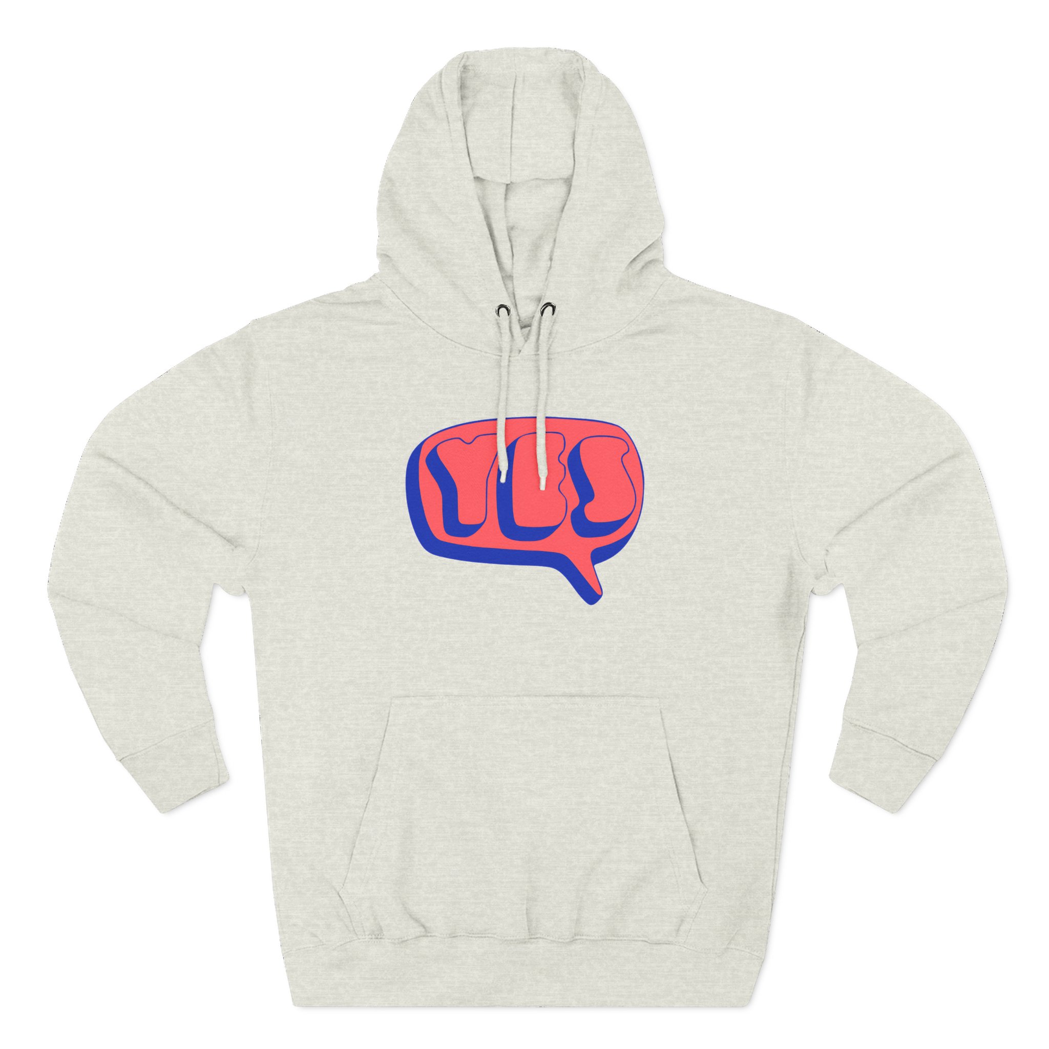 Yes Word Bubble Three-Panel Fleece Hoodie