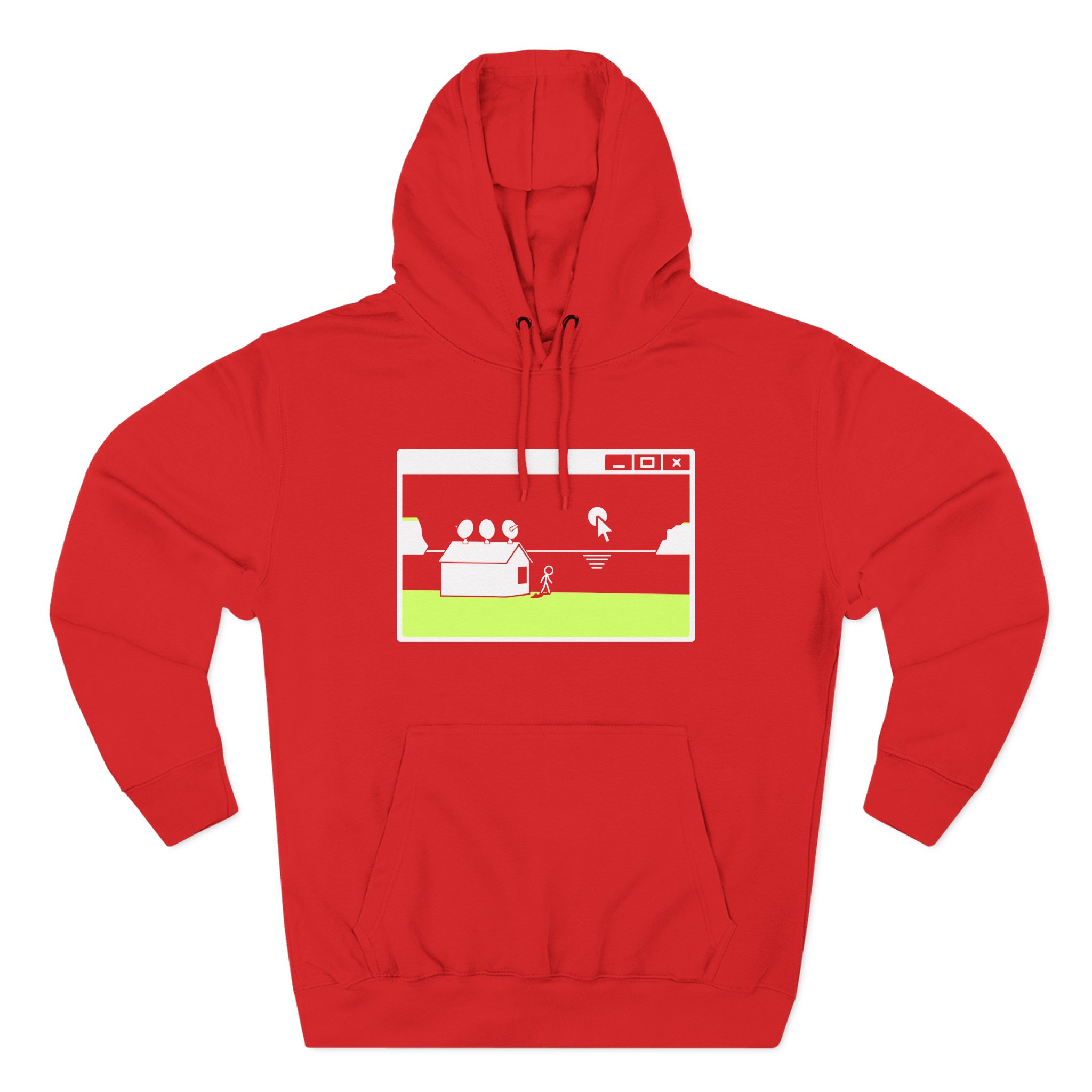 Alan Becker Lo-Fi Three-Panel Fleece Hoodie