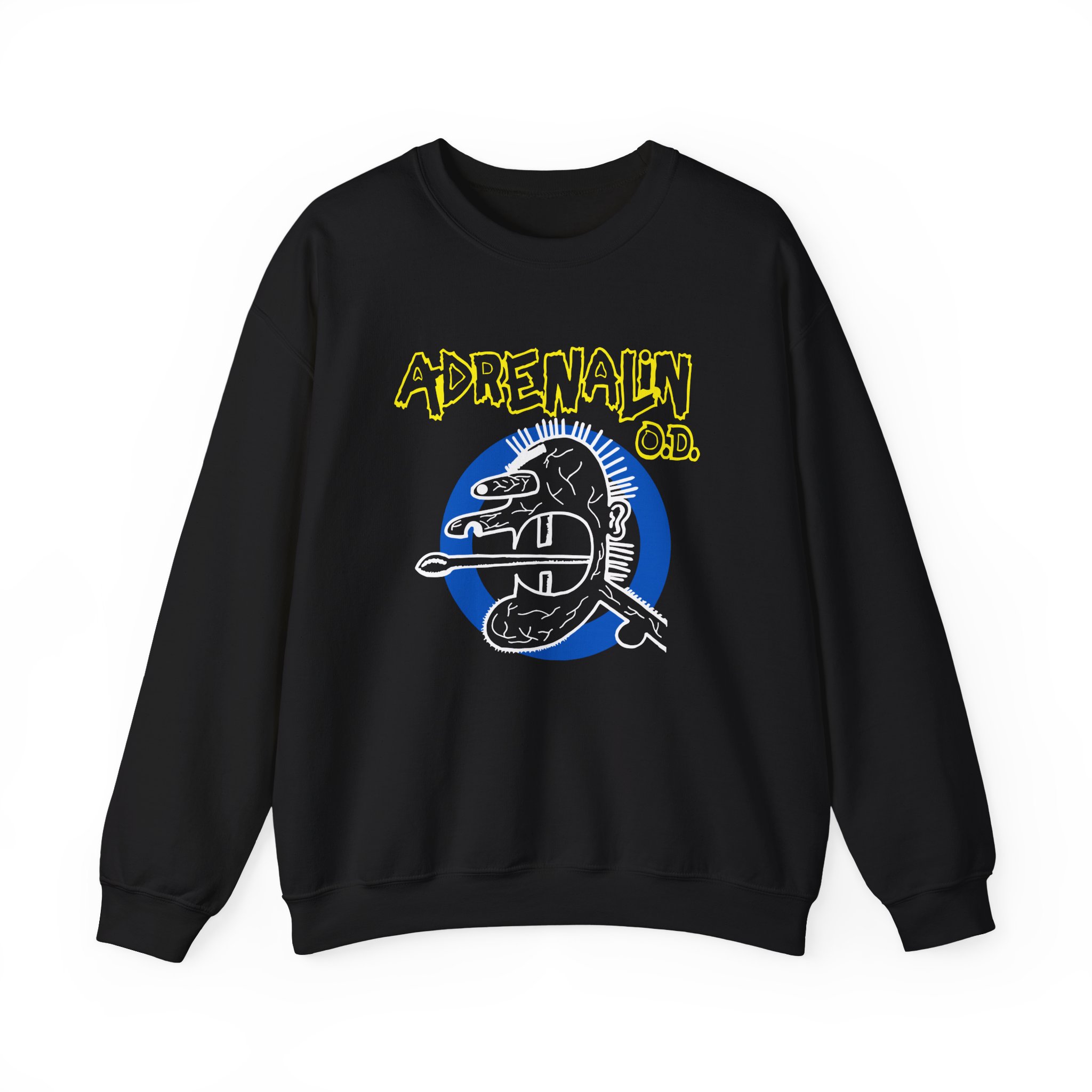 Adrenalin Od Vein Head Unisex Heavy Blendâ„¢ Crewneck Sweatshirt