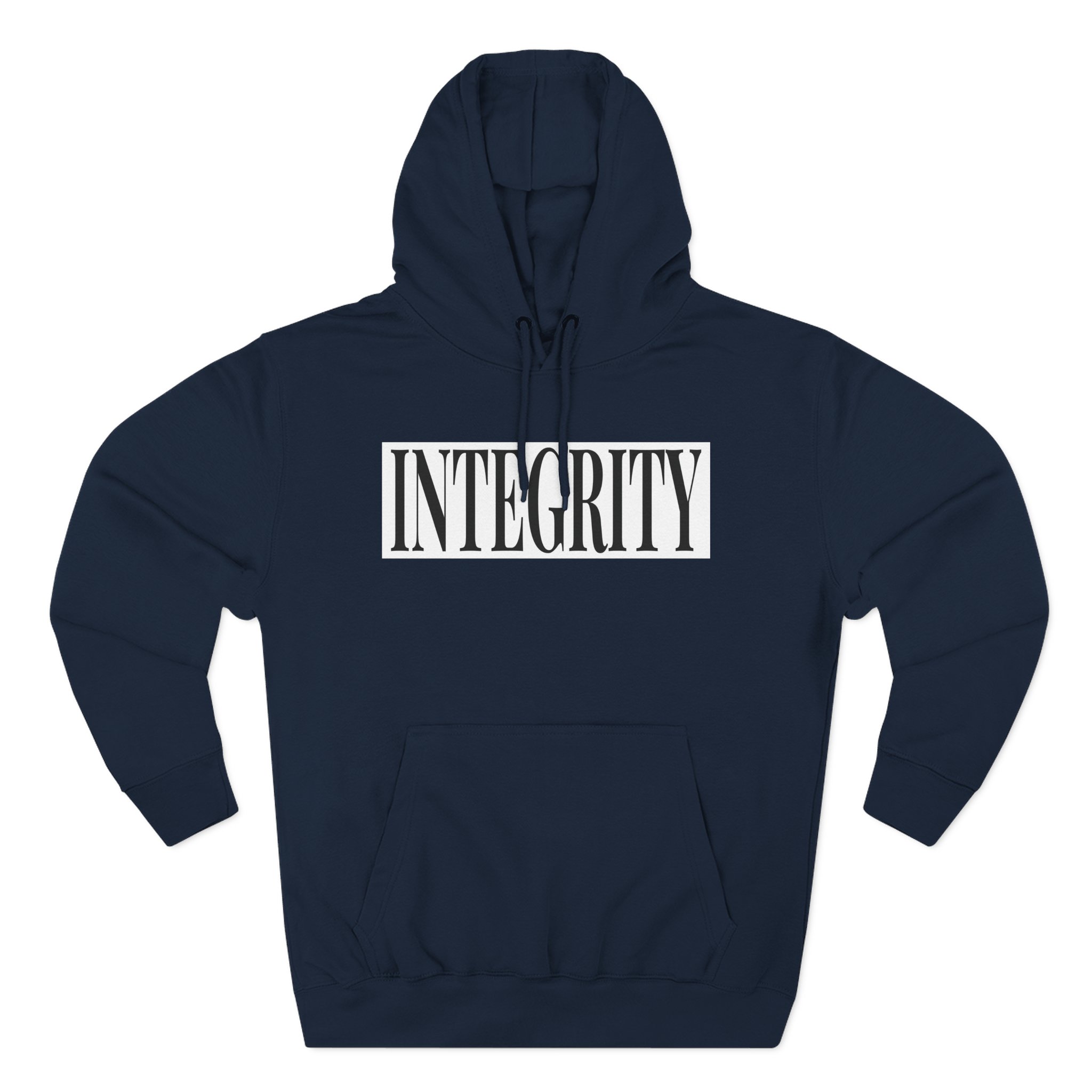 Integrity Logo Three-Panel Fleece Hoodie