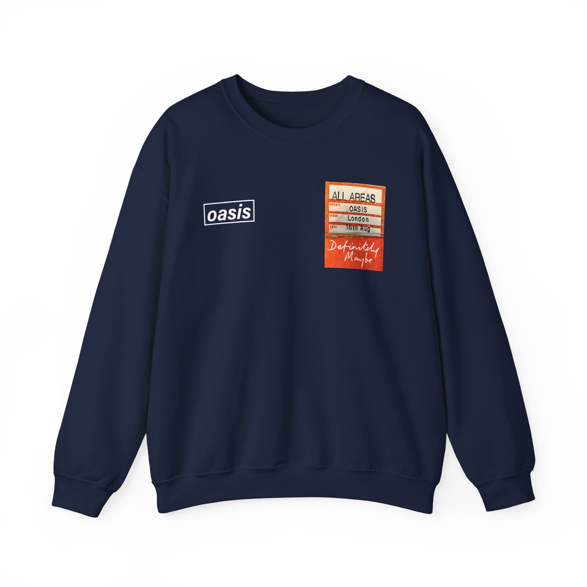 Oasis Setlist Unisex Heavy Blendâ„¢ Crewneck Sweatshirt