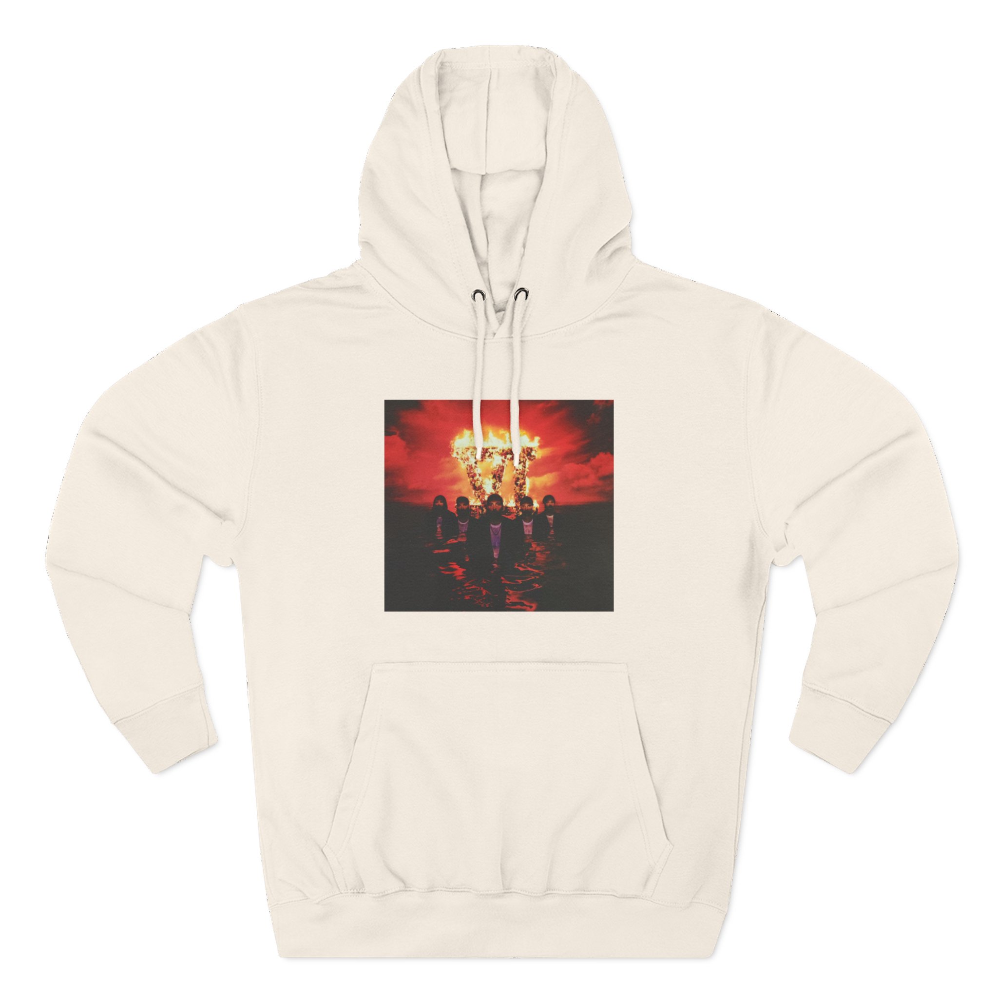 You Me at Six Truth Decay Three-Panel Fleece Hoodie