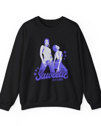 Saweetie Icy Girl Unisex Heavy Blend Crewneck Sweatshirt