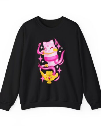 Aphmau Genie Cat Unisex Heavy Blend™ Crewneck Sweatshirt