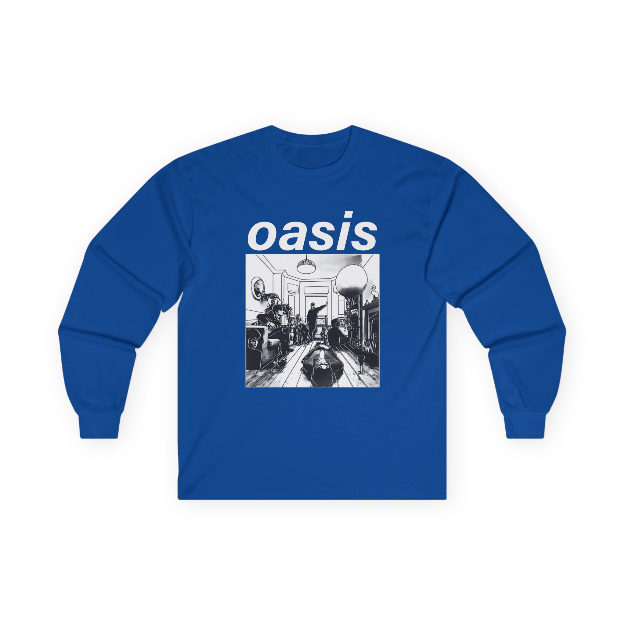 Oasis Definitely Maybe Artwork Unisex Ultra Cotton Long Sleeve Tee