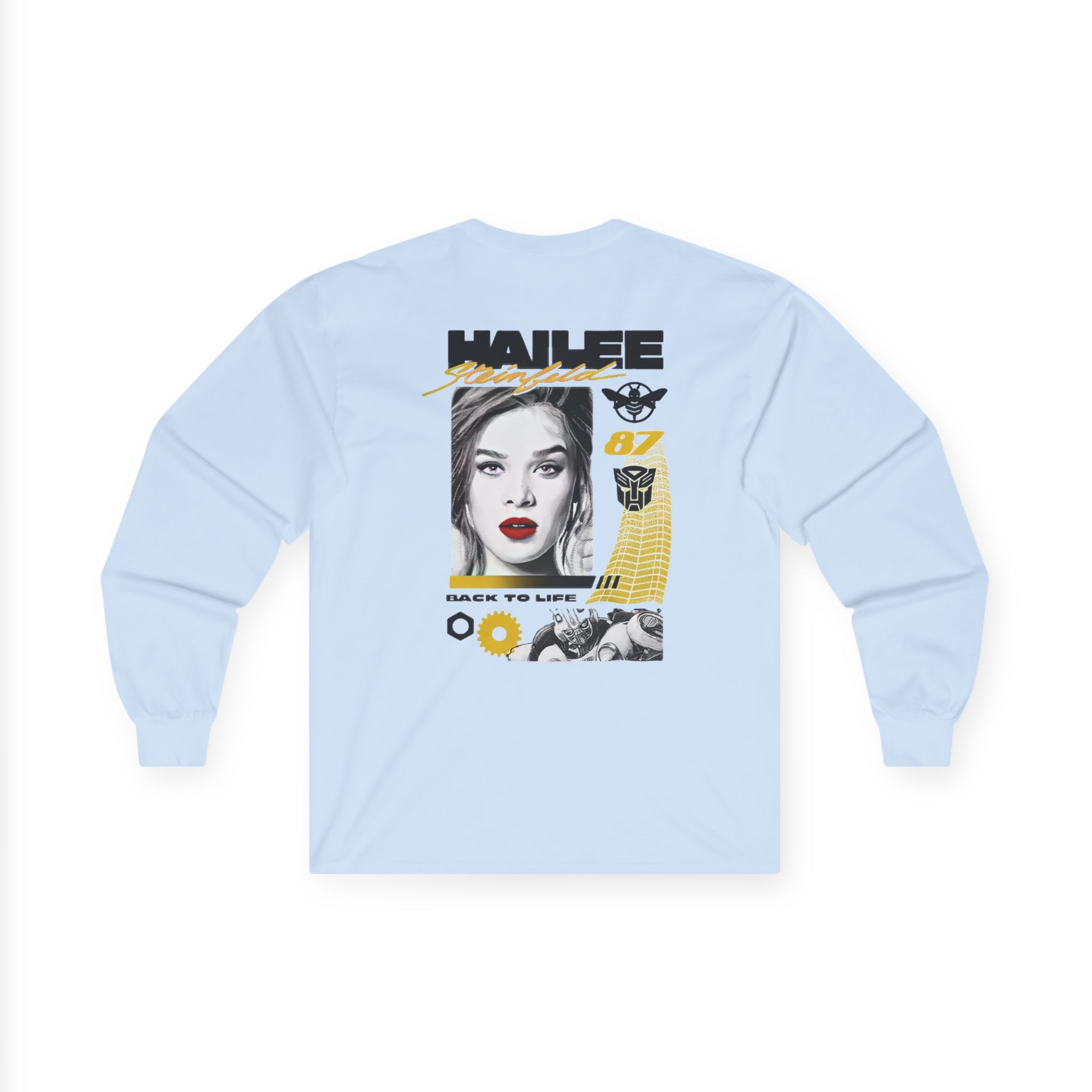 Hailee Steinfeld Bumblebee Moto Unisex Ultra Cotton Long Sleeve Tee